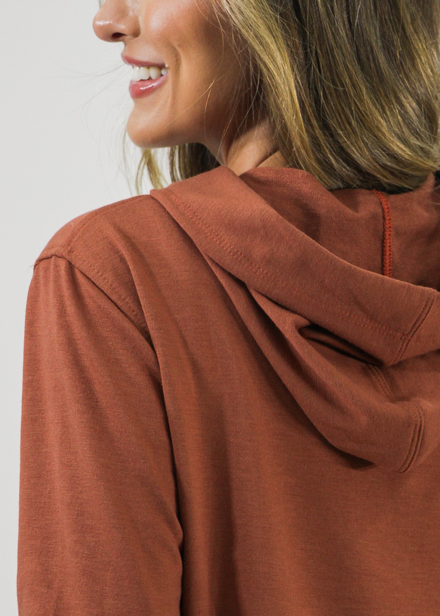 Blusa Moletinho Premium Canguru - Telha