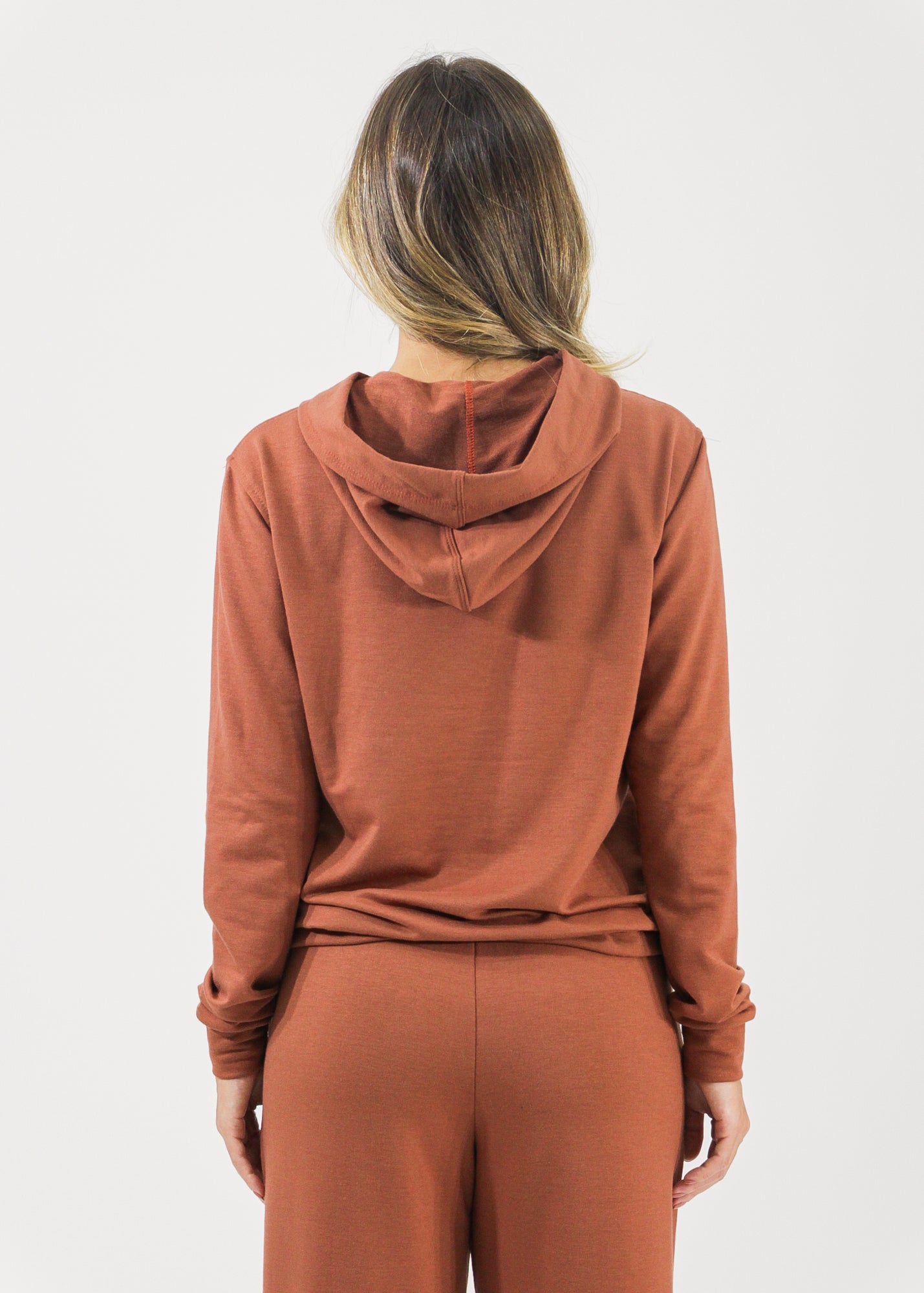 Blusa Moletinho Premium Canguru - Telha