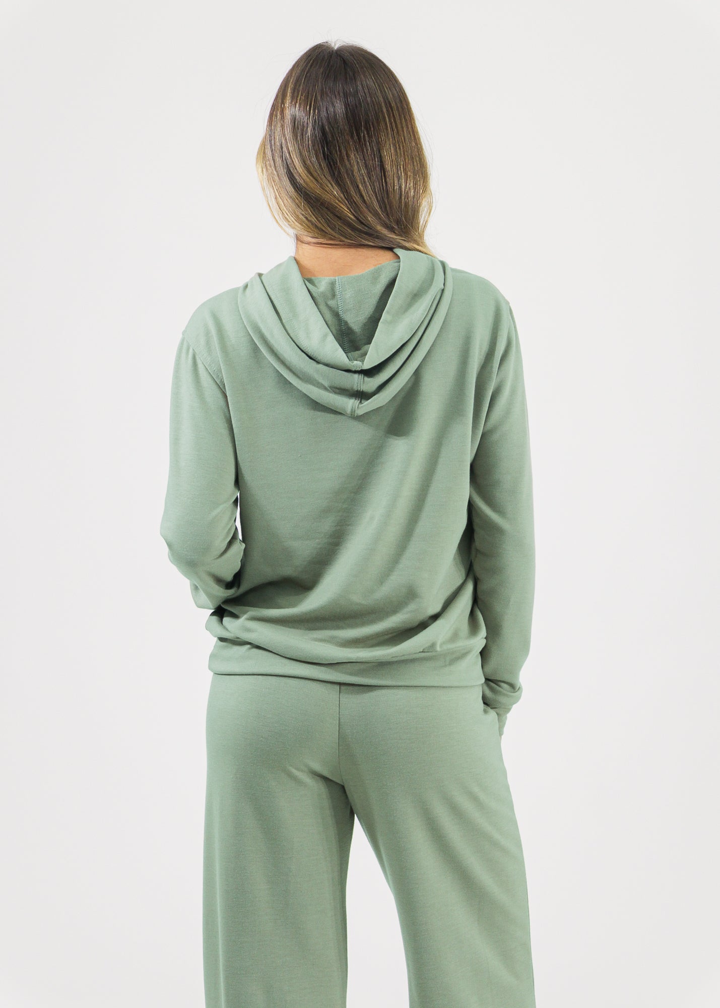 Blusa Moletinho Premium Canguru - Verde