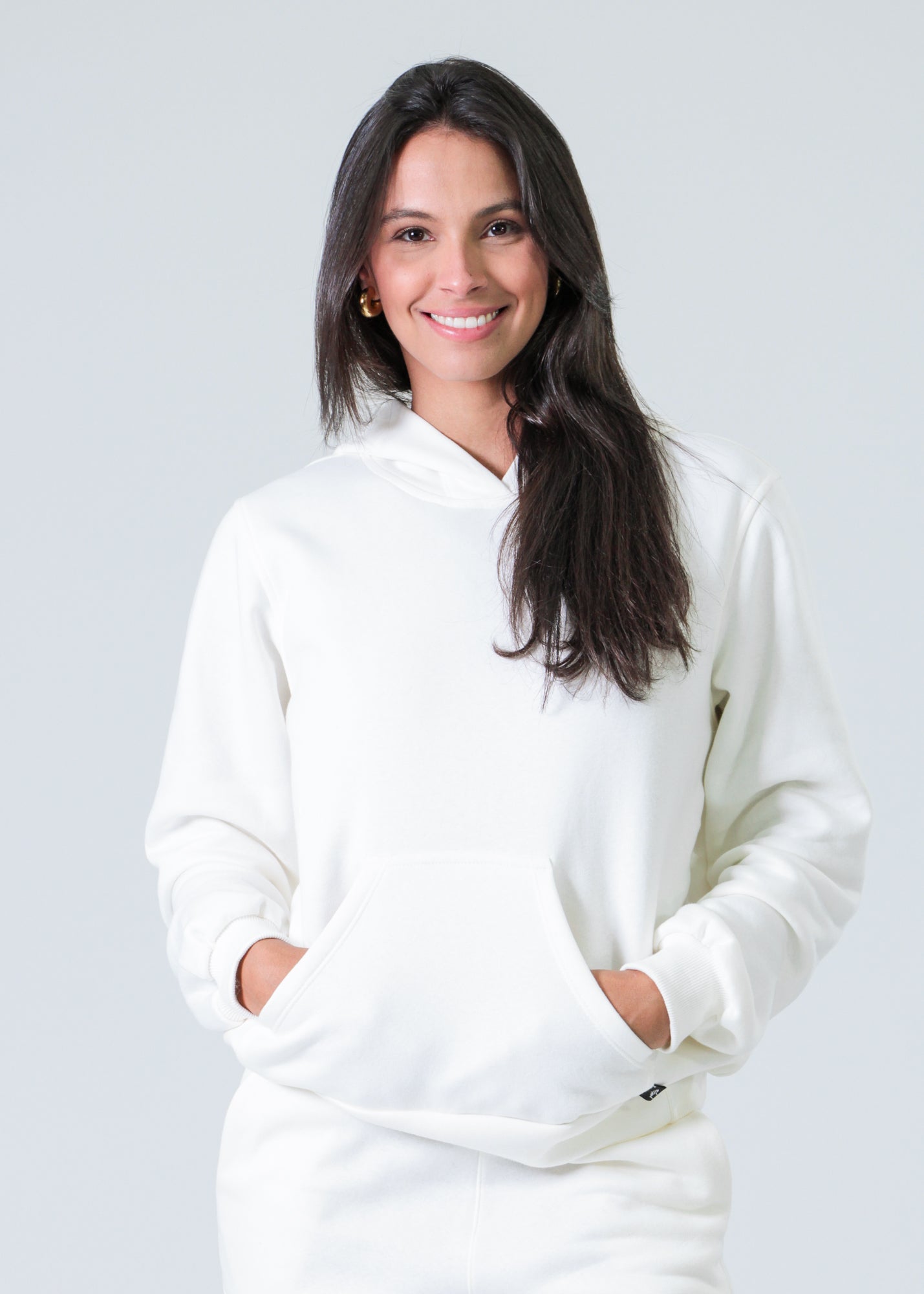 Moletom Canguru Premium - Off White