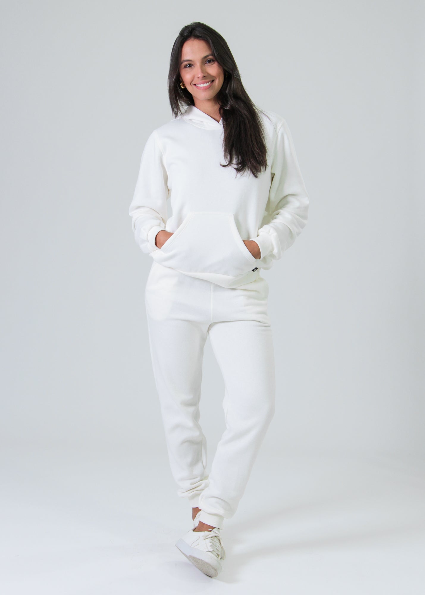 Moletom Canguru Premium - Off White