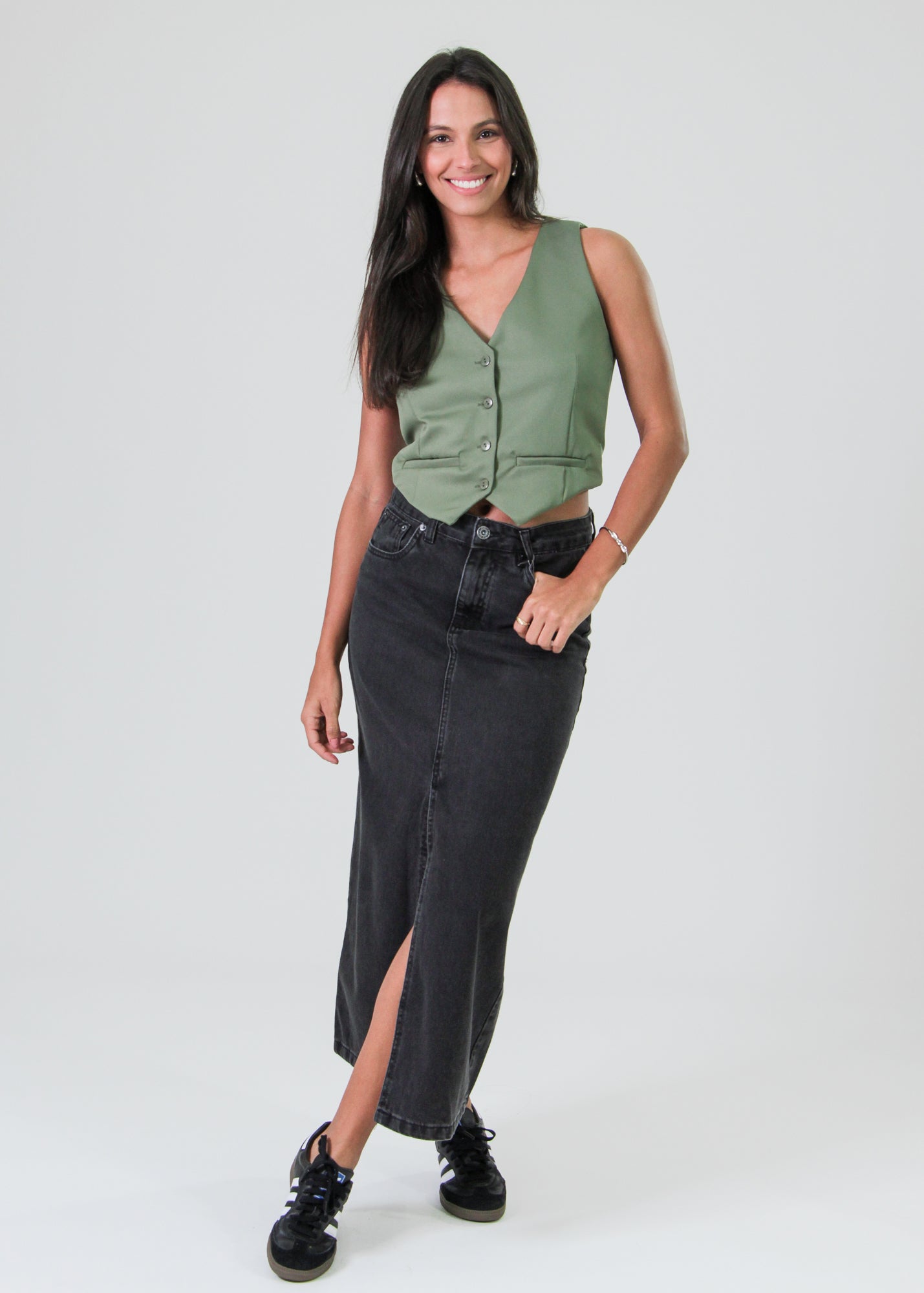 Colete Alfaiataria - Verde Militar