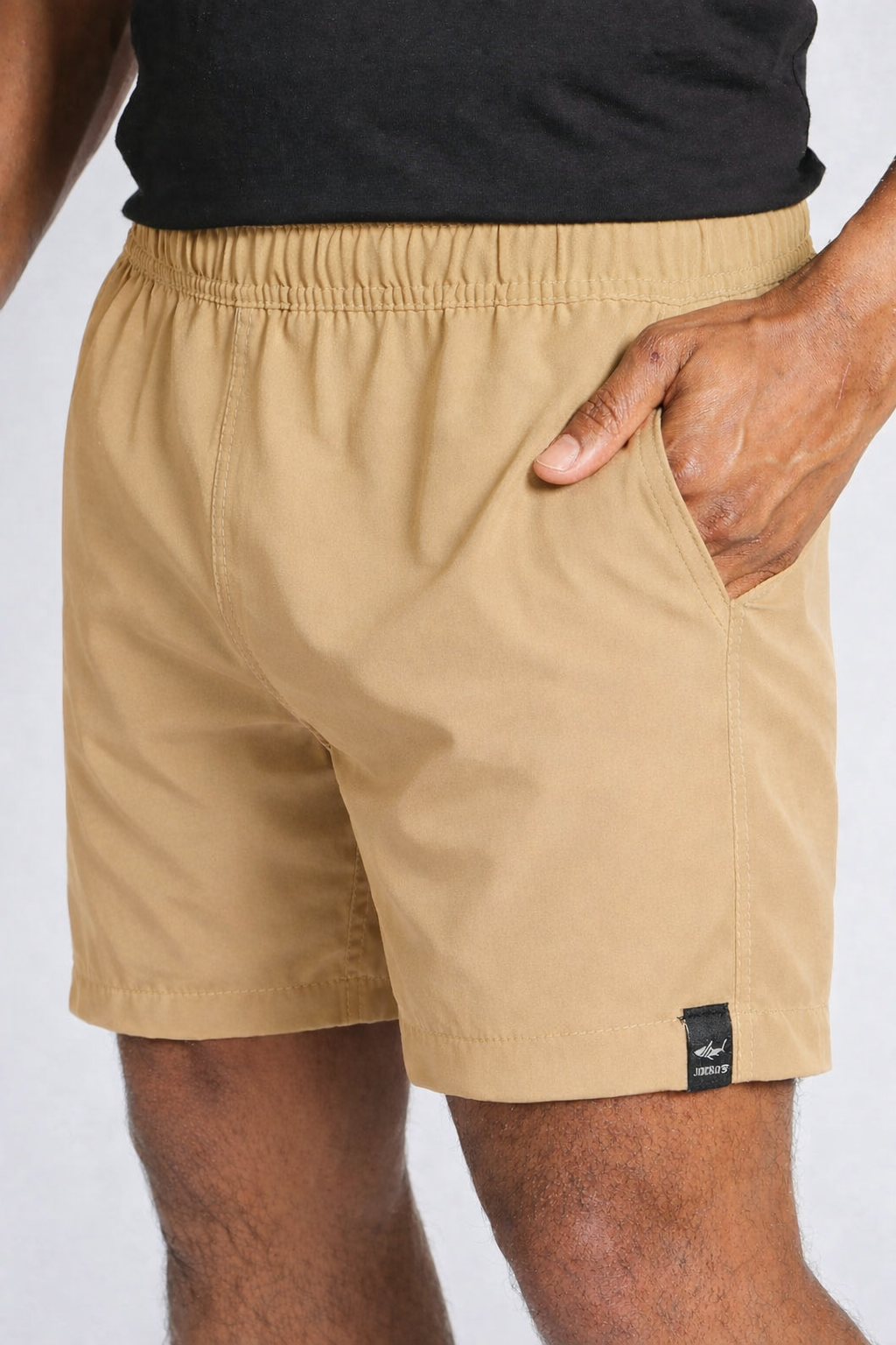 Bermuda Microfibra Lisa Longa - Ocre