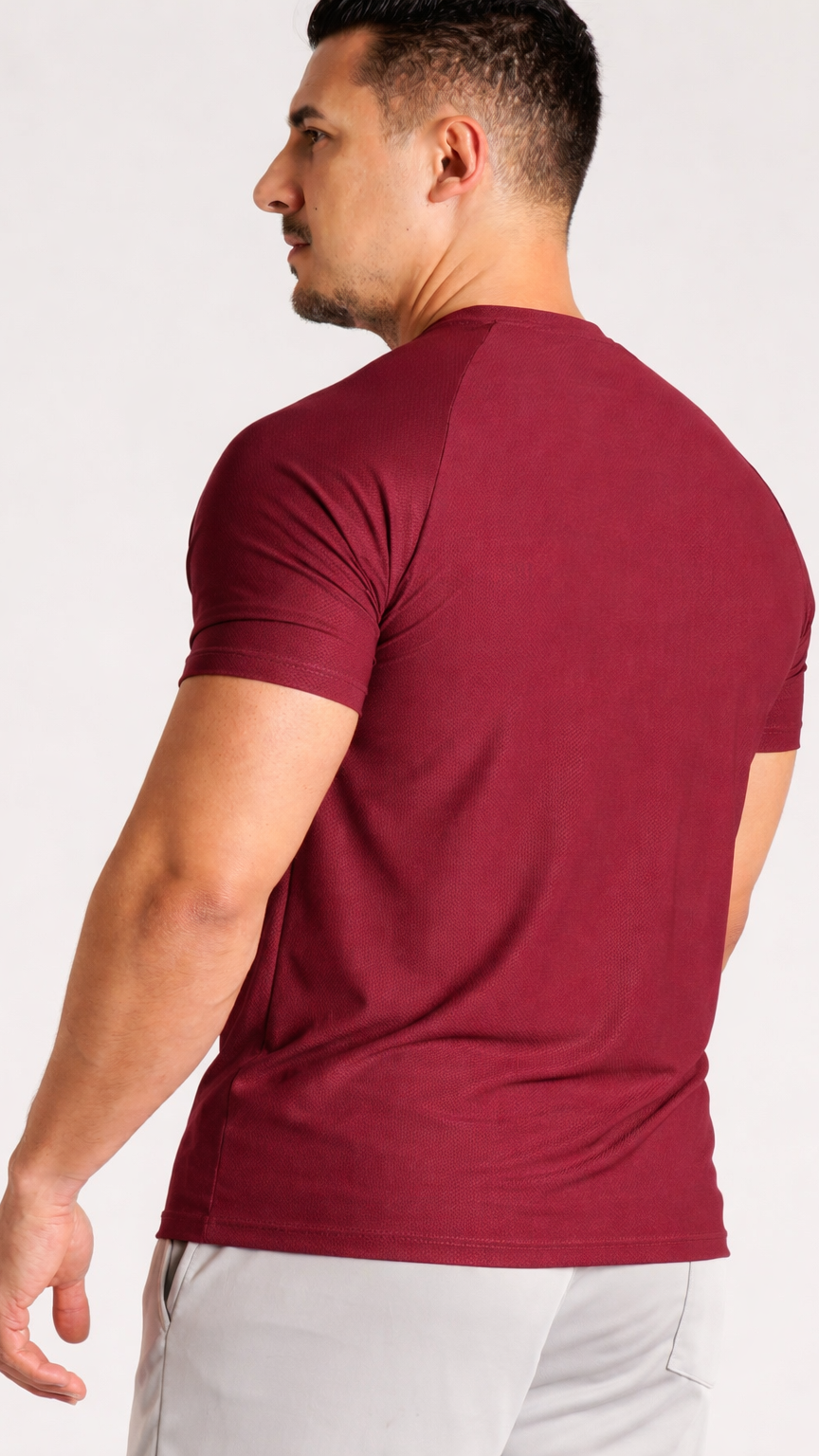Camiseta Slim Dry Fit - Bordô