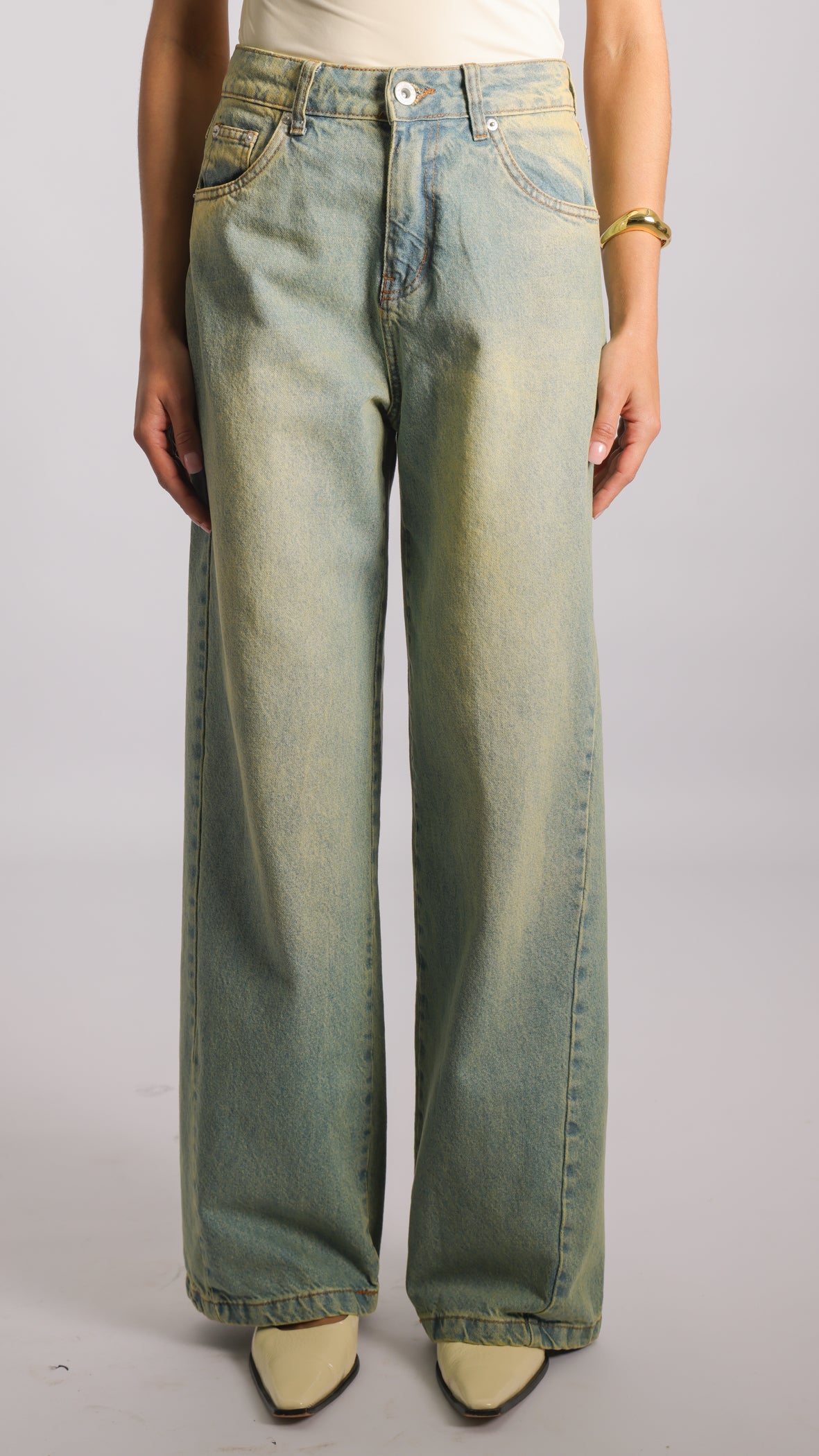 Calça Jeans Baggy - Estonada Vintage