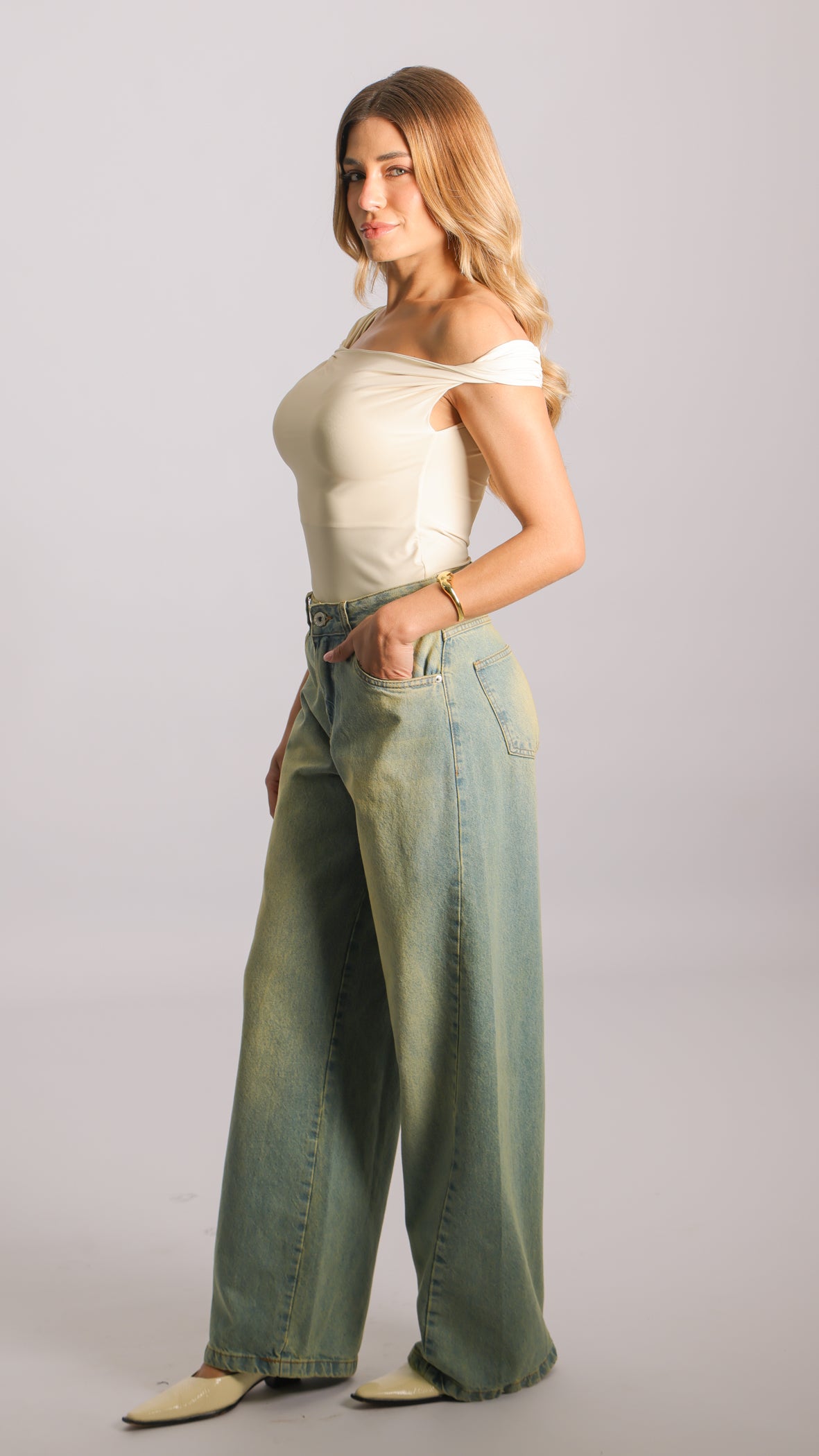 Calça Jeans Baggy - Estonada Vintage