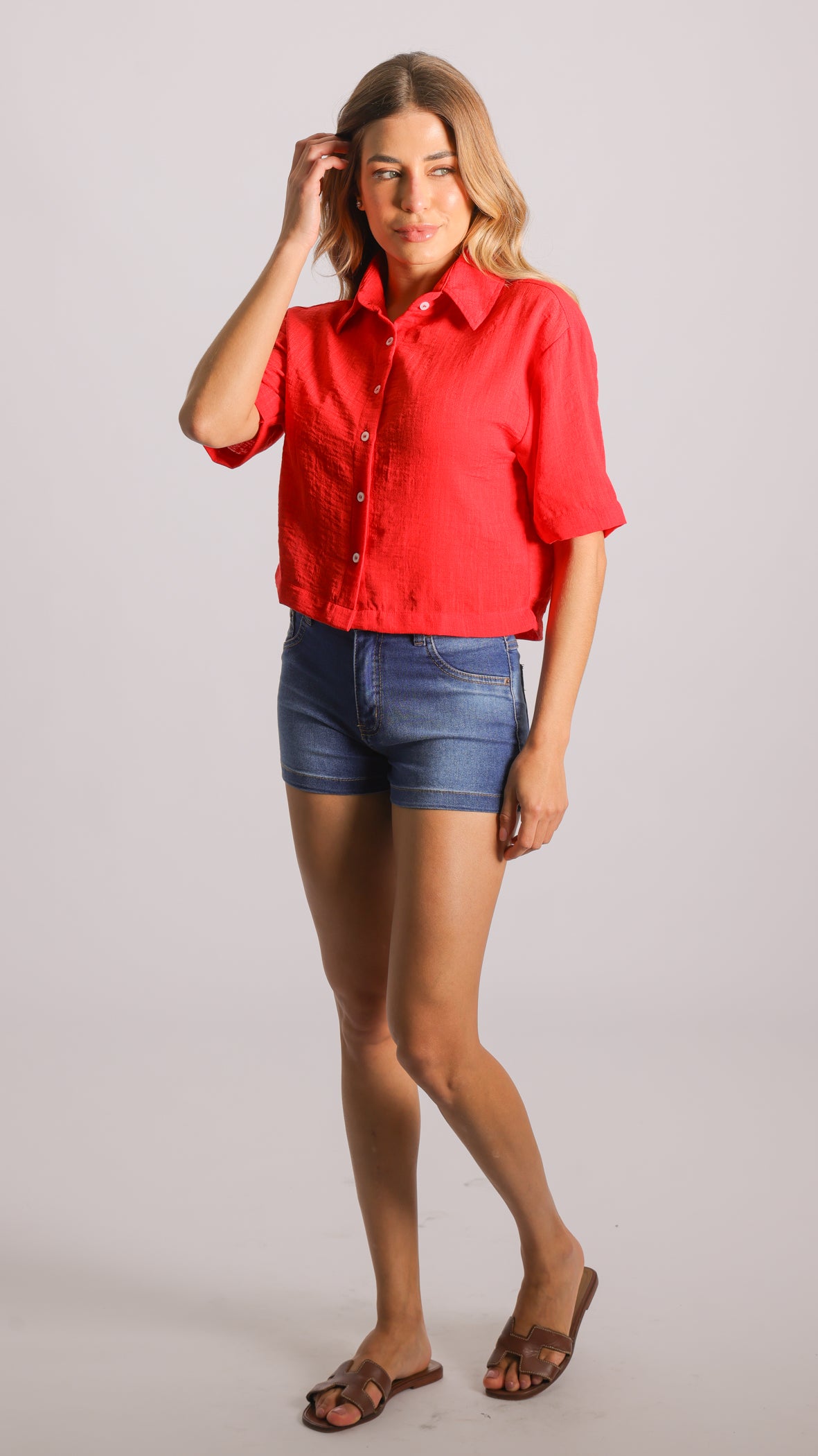 Camisa Oversized - Vermelha
