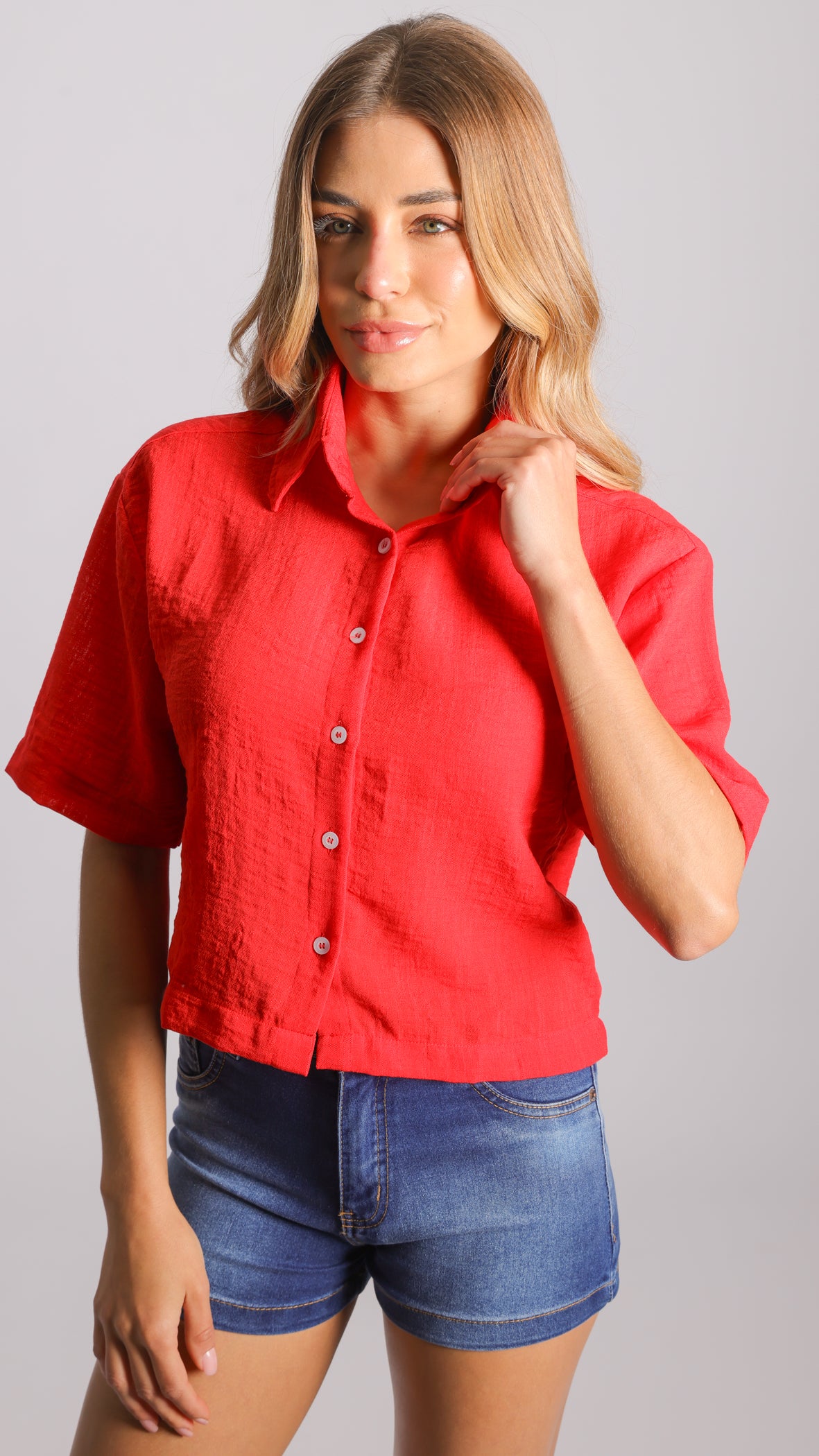 Camisa Oversized - Vermelha