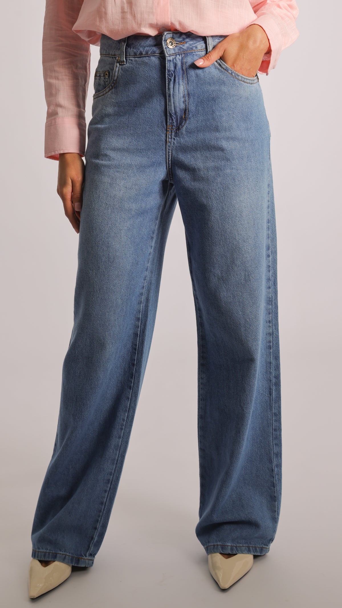 Calça Jeans Reta - Clara