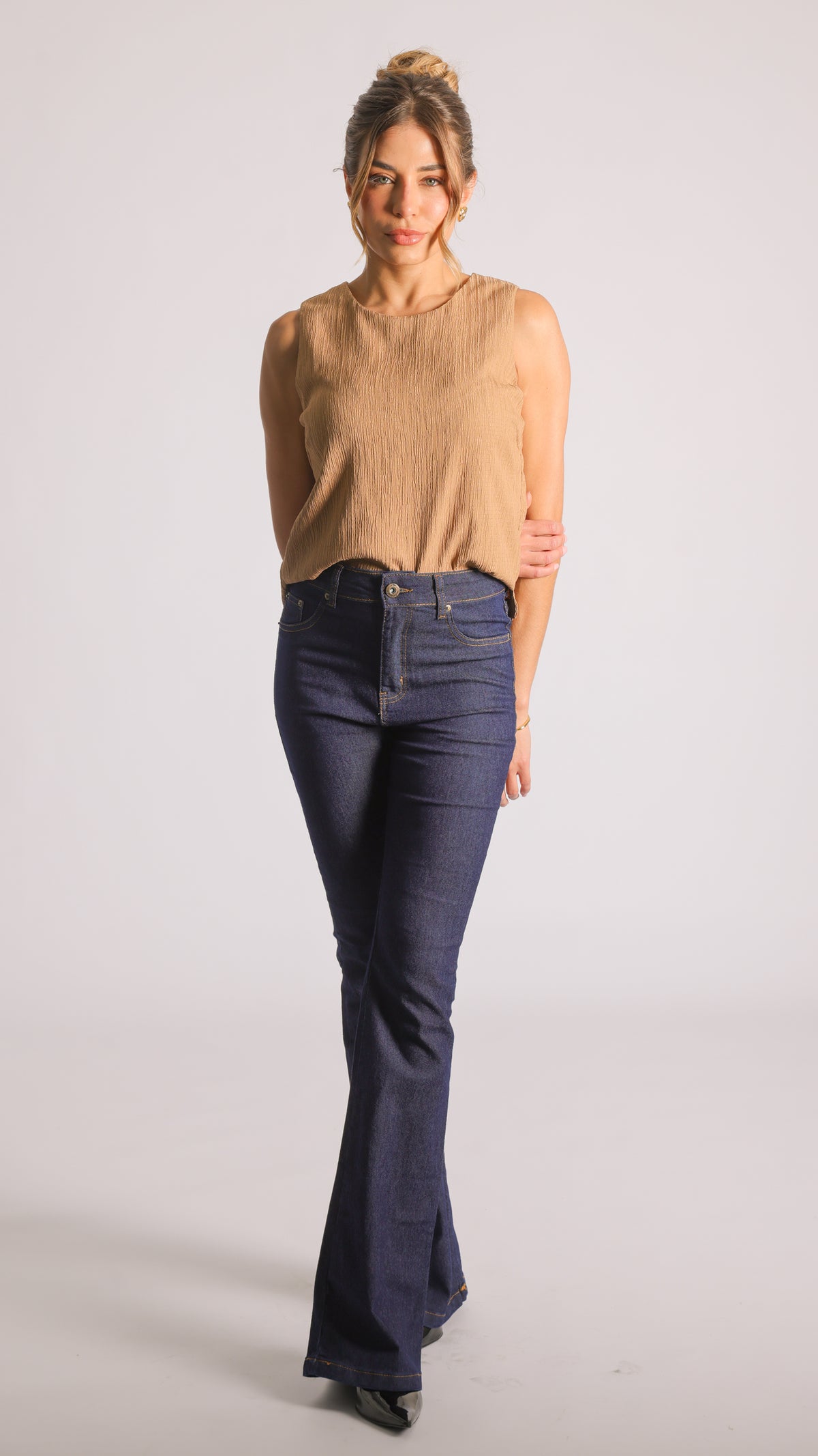 Calça Jeans Flare - Escura