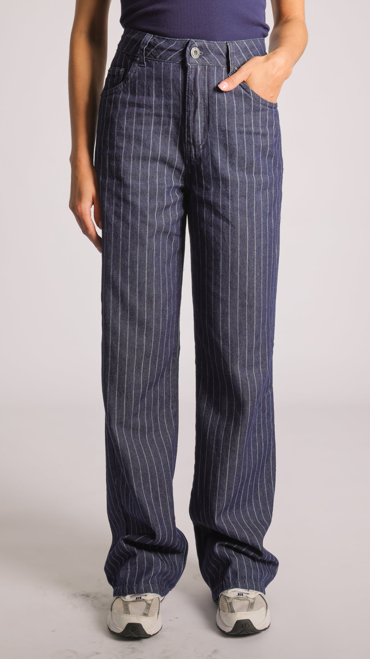 Calça Jeans Reta - Risca de Giz
