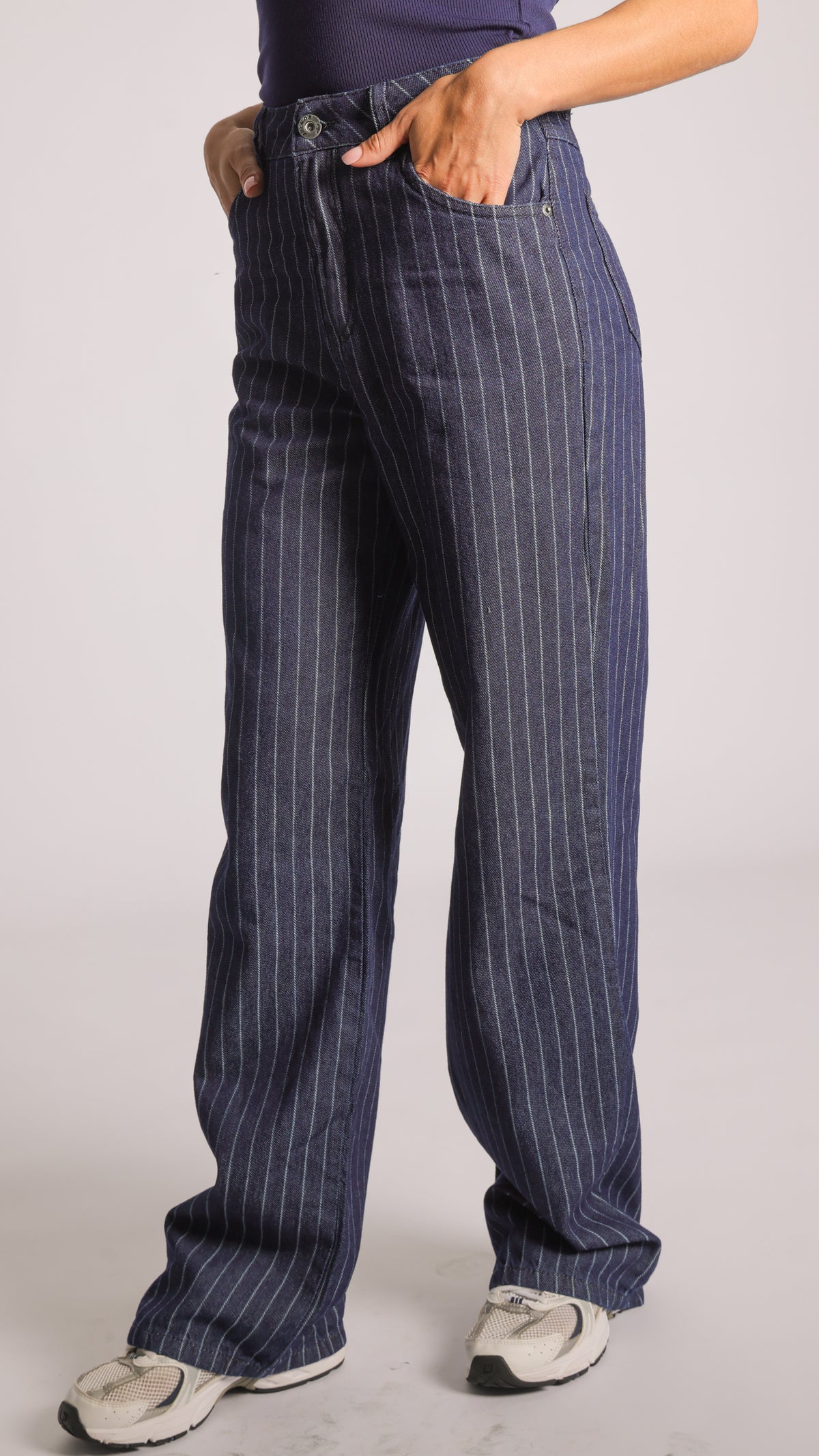 Calça Jeans Reta - Risca de Giz
