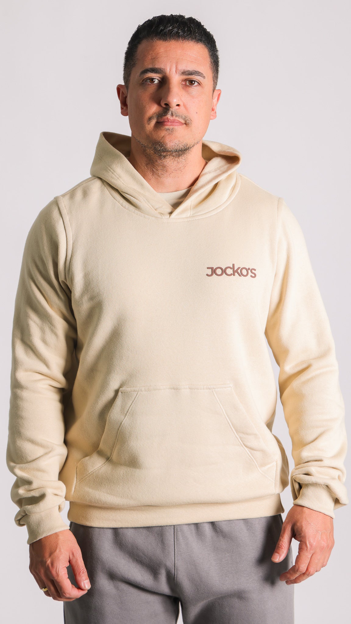 Moletom Canguru Premium Jocko's - Bege