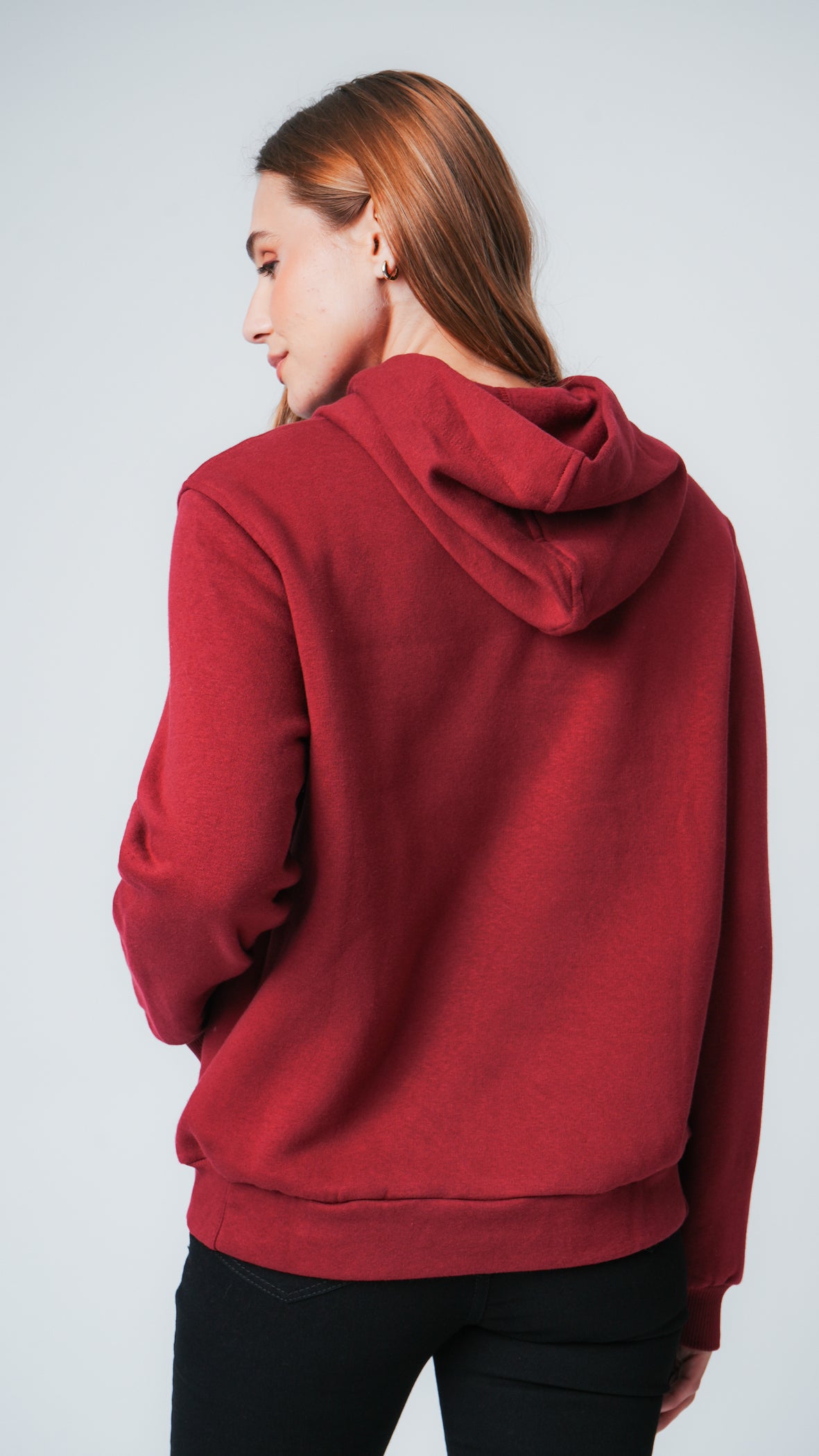 Moletom Canguru Premium - Bordô