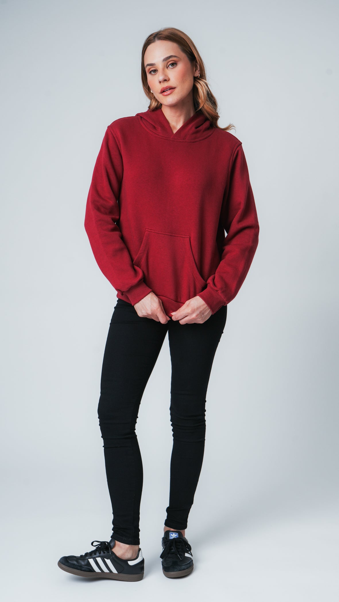 Moletom Canguru Premium - Bordô