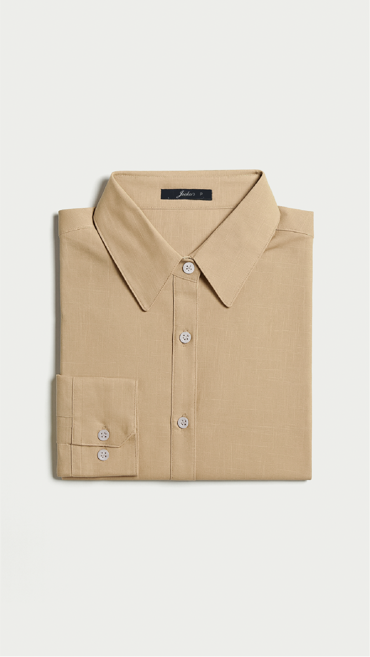 Camisa Manga Longa - Bege