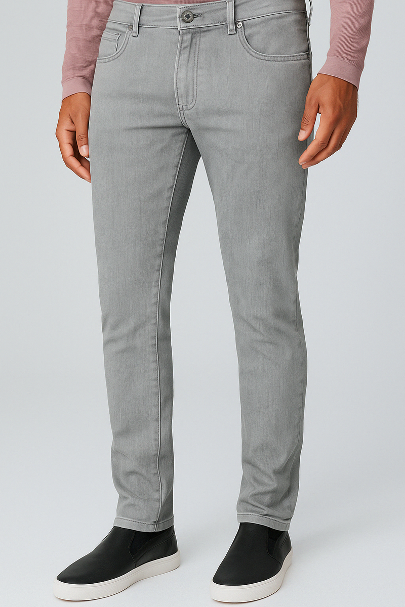 Calça Jeans - Cinza
