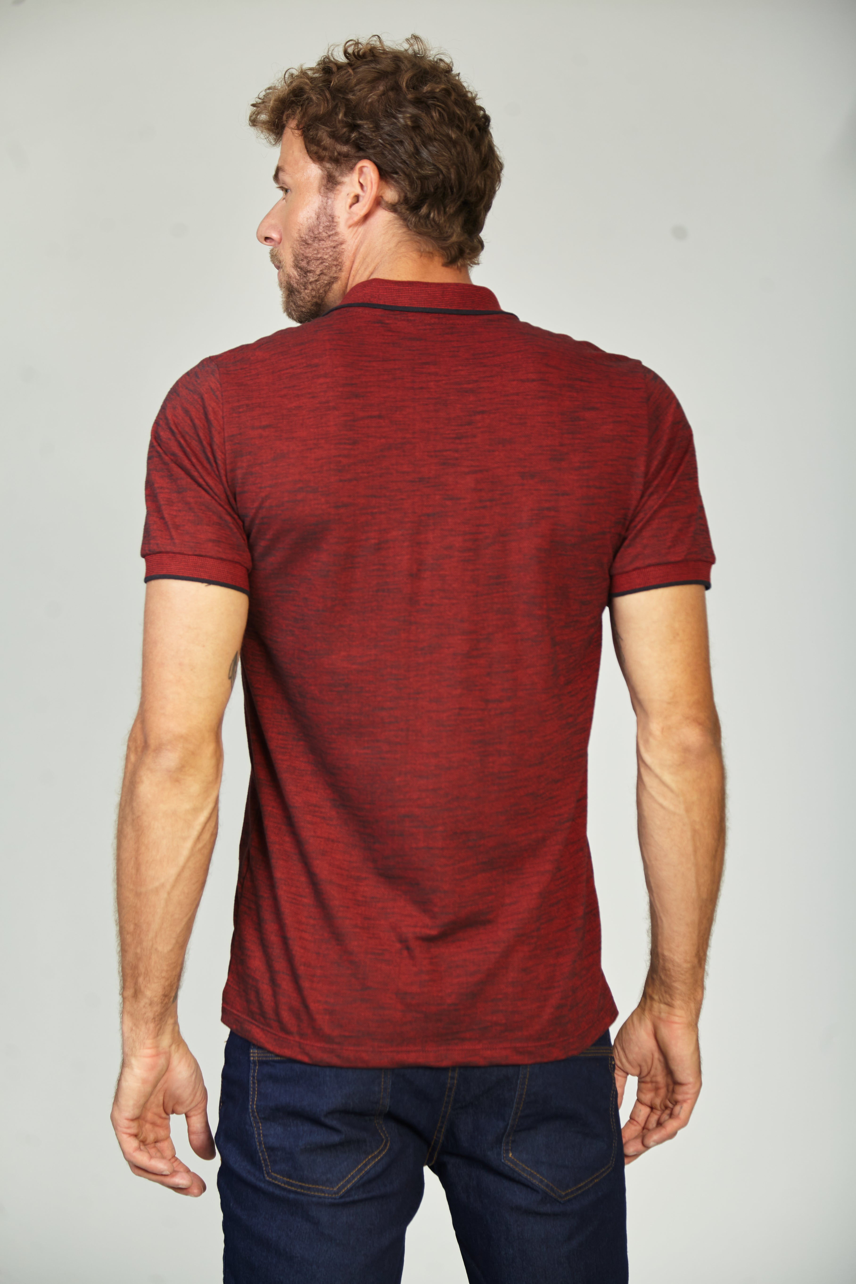 Camisa Polo Flamê - Bordô