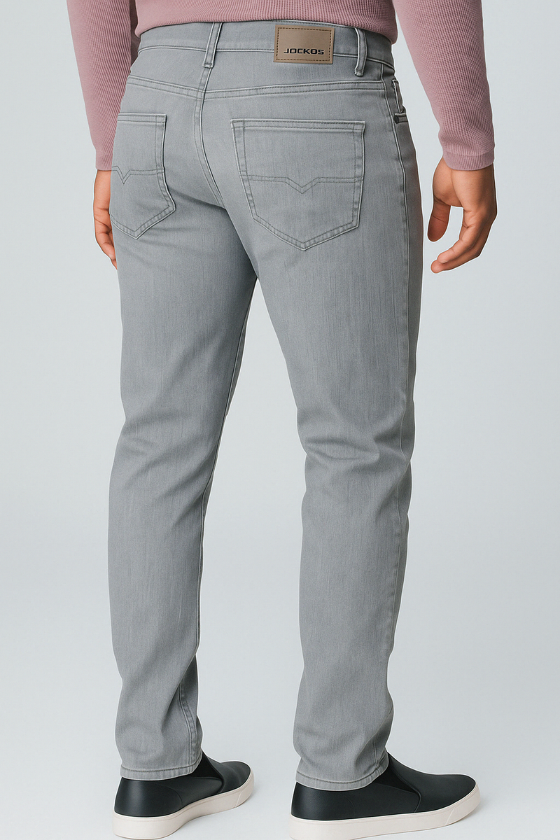 Calça Jeans - Cinza