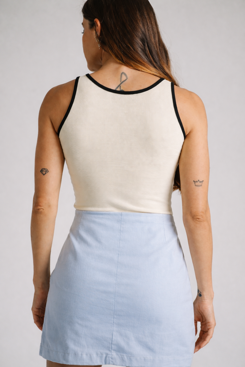 Shorts Saia Linho - Azul