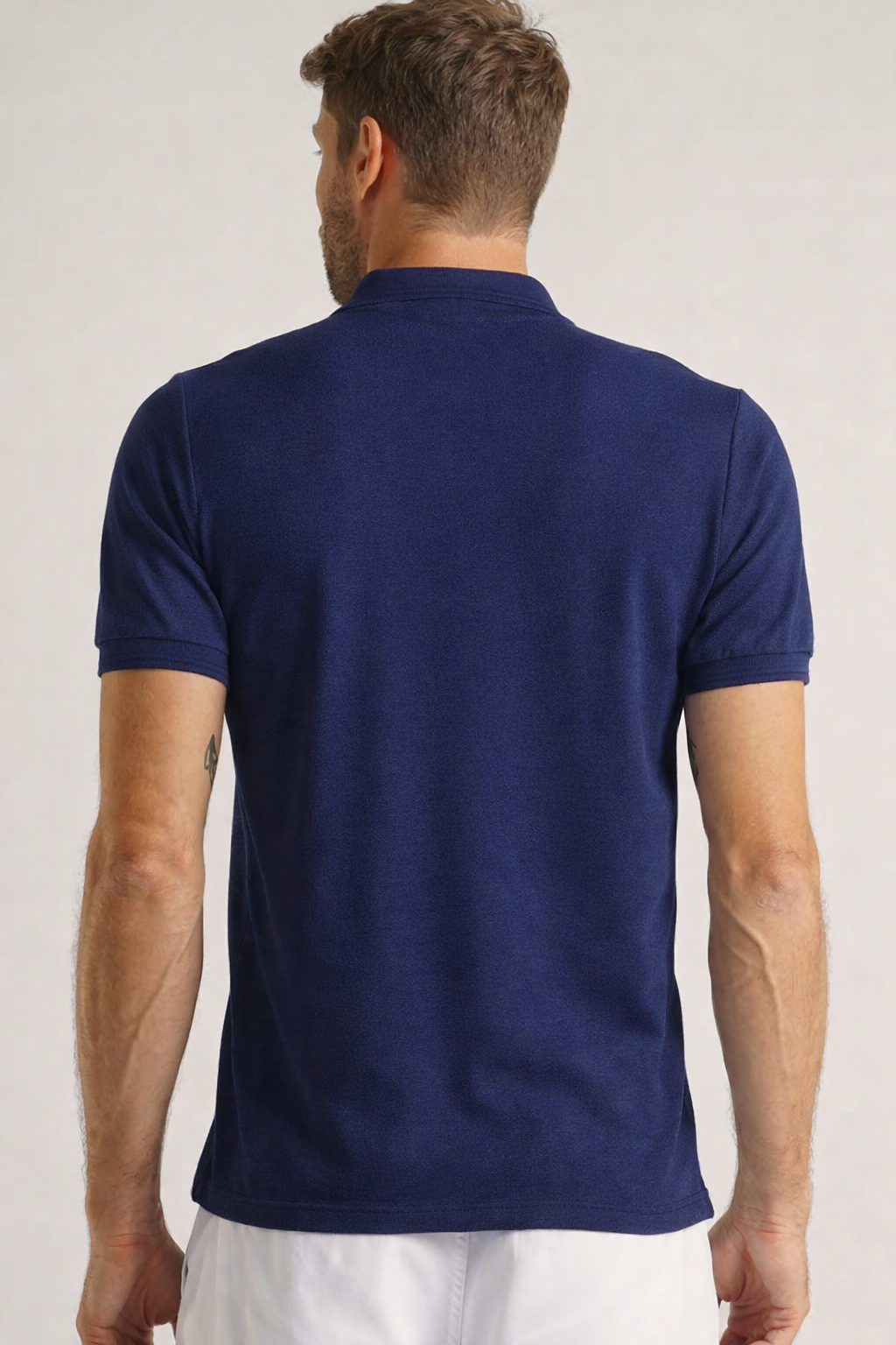 Camisa Polo Tricô - Azul Marinho