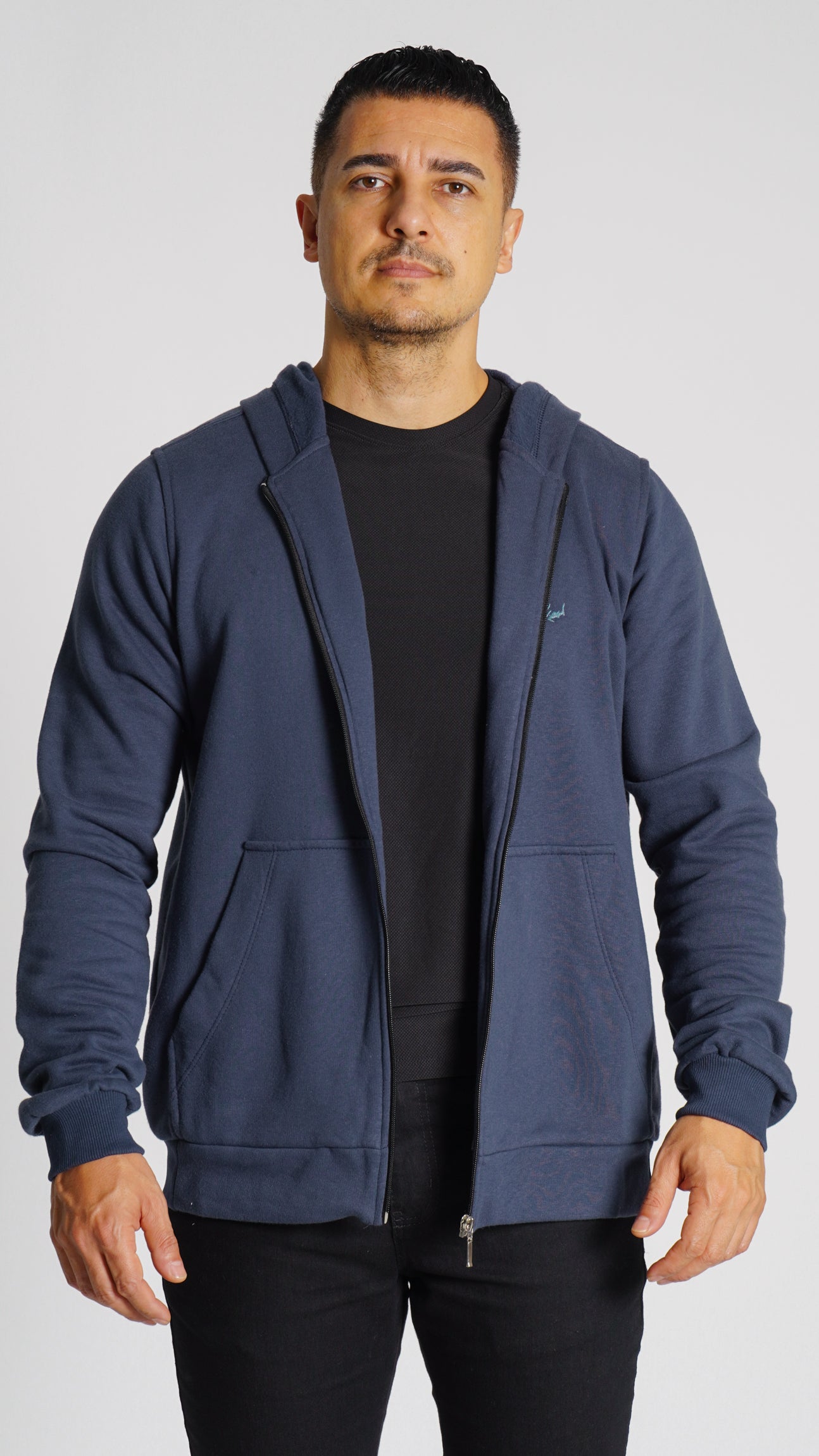 Jaqueta Moletom Premium - Azul marinho