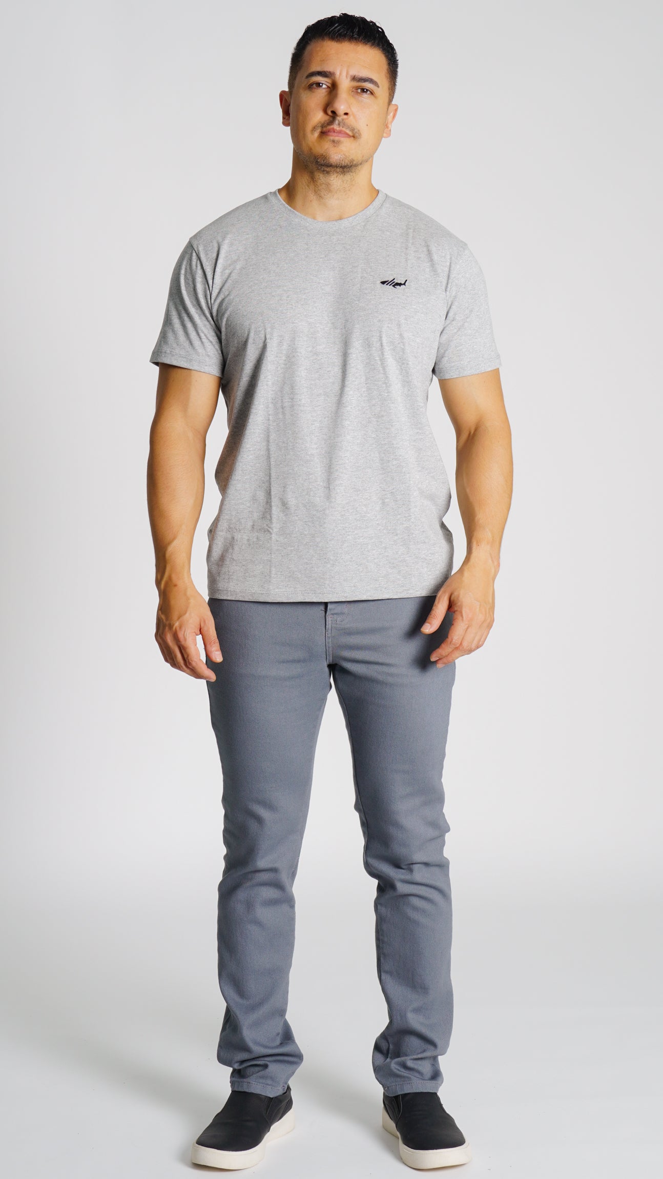 Calça Jeans - Cinza