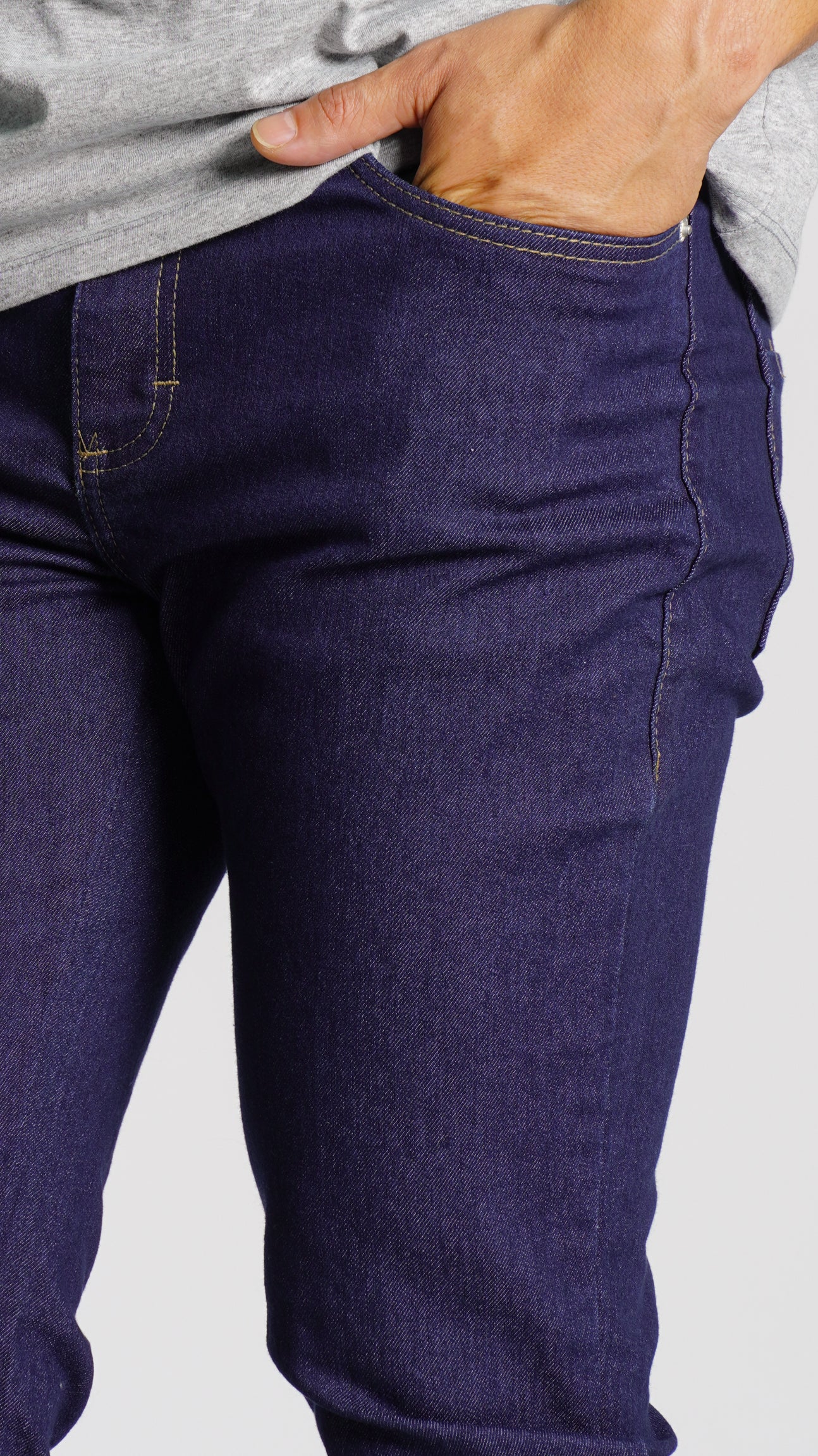 Calça Jeans - Escura Linha Caramelo