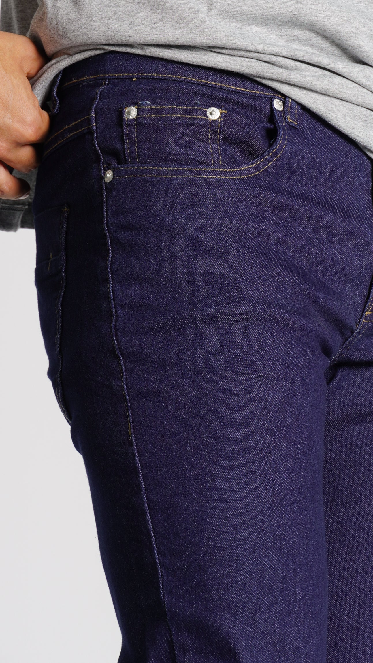Calça Jeans - Escura Linha Caramelo