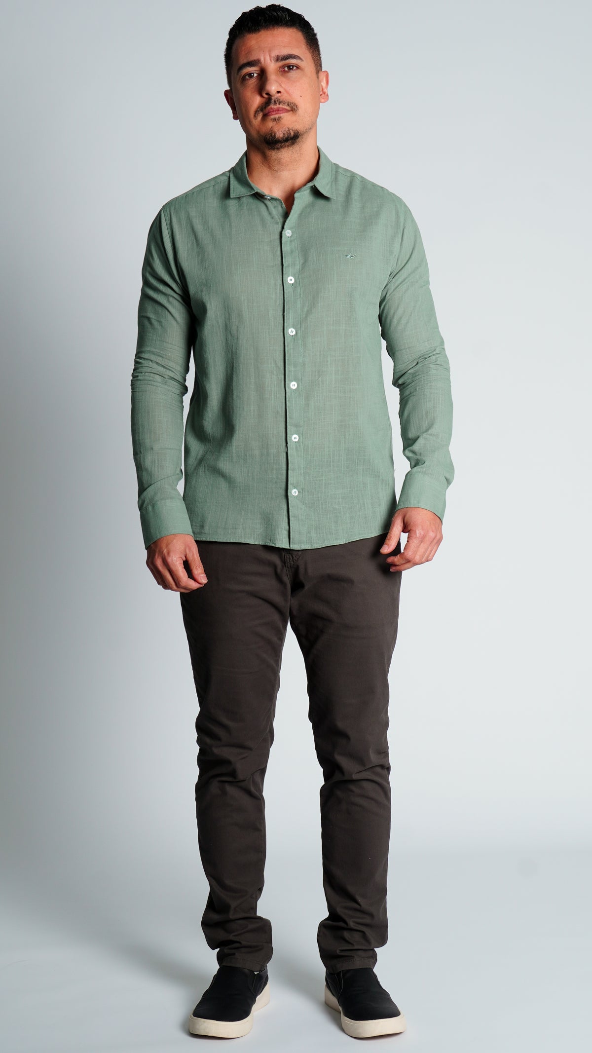 Camisa Manga Longa - Verde