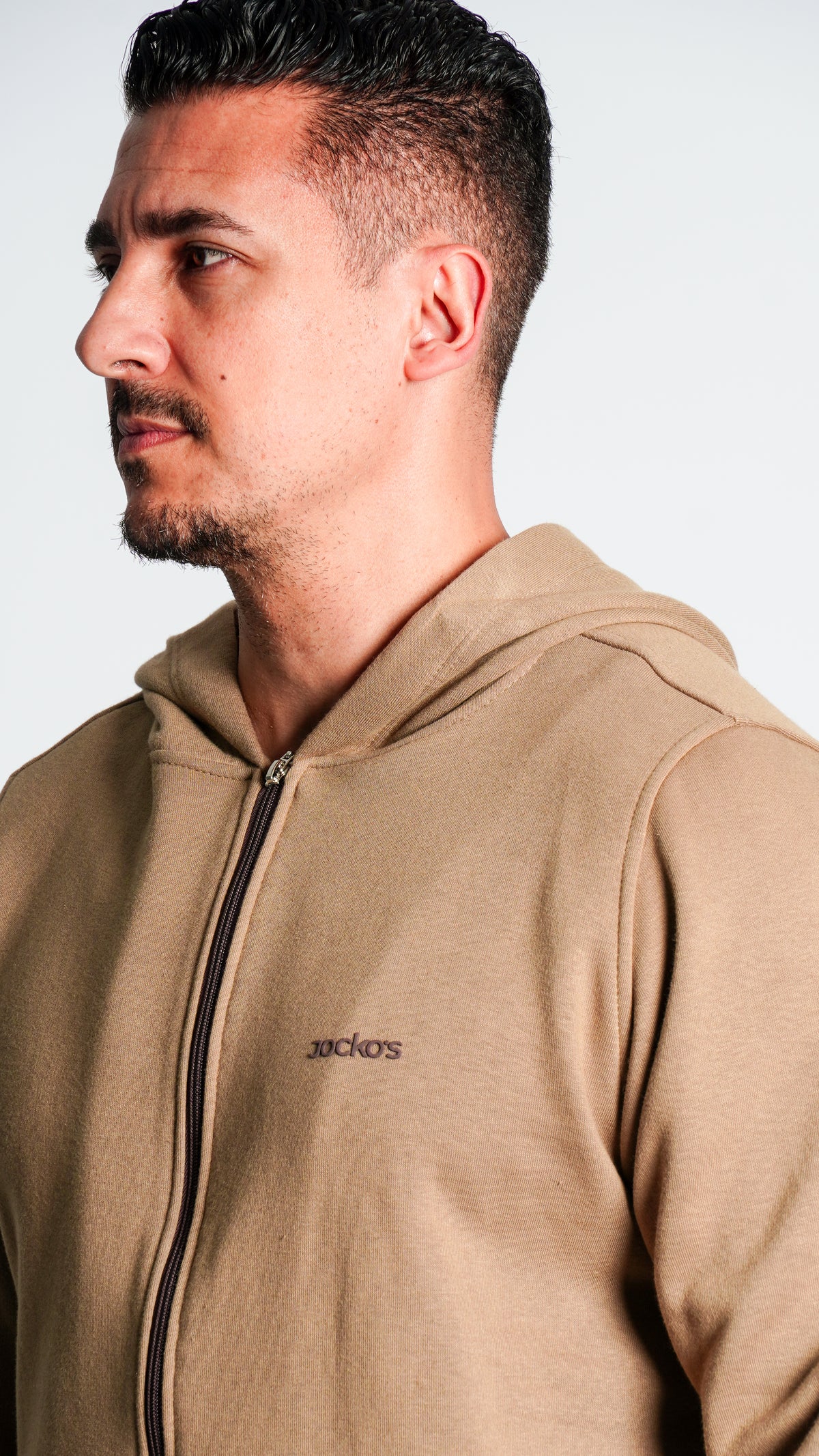Jaqueta Moletom Premium - Caqui