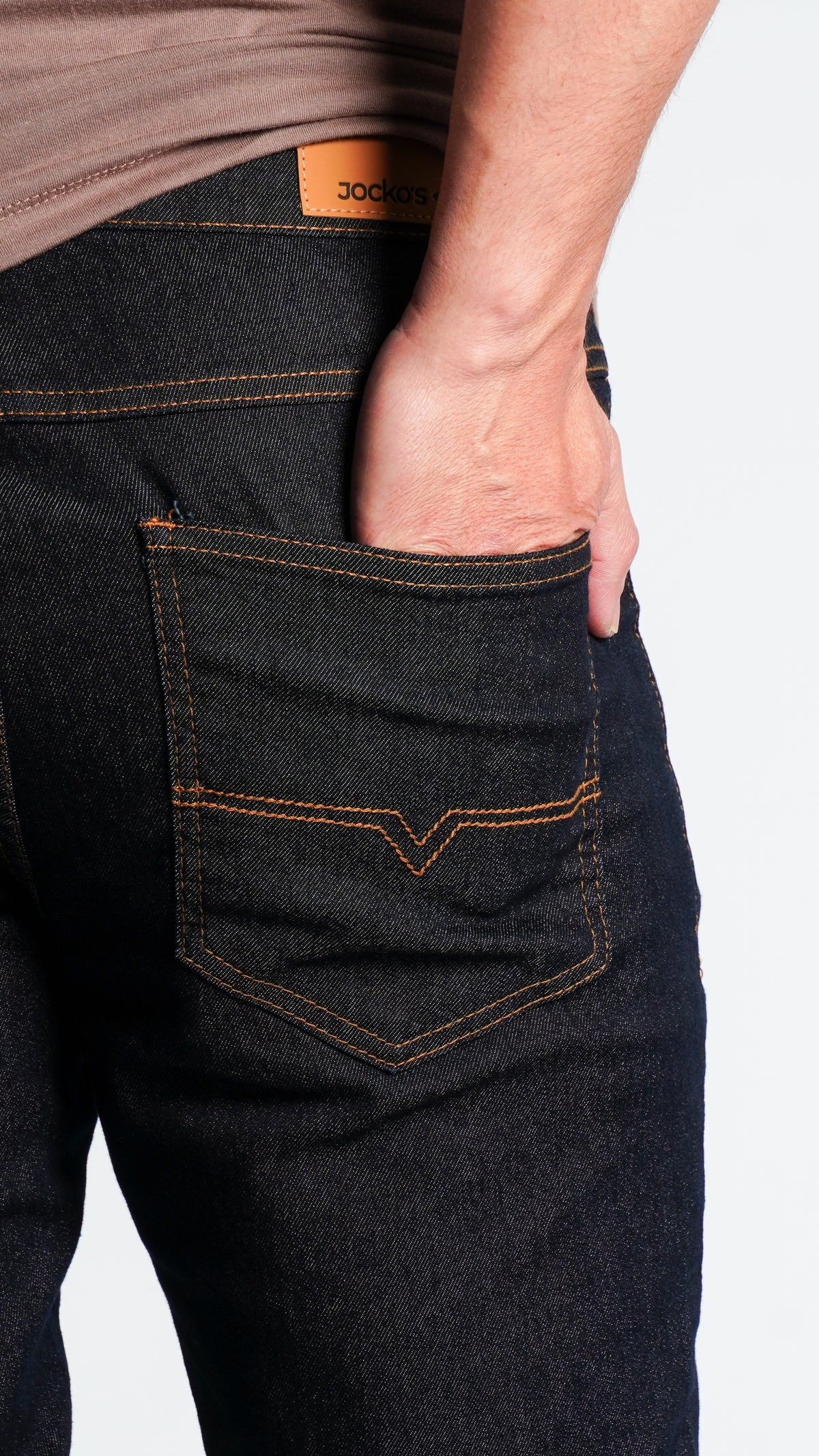 Calça Jeans - Escura Linha Caramelo