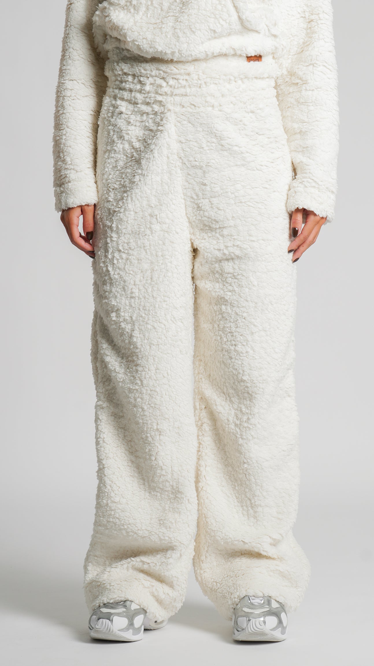 Calça Sherpa Reta - Off White
