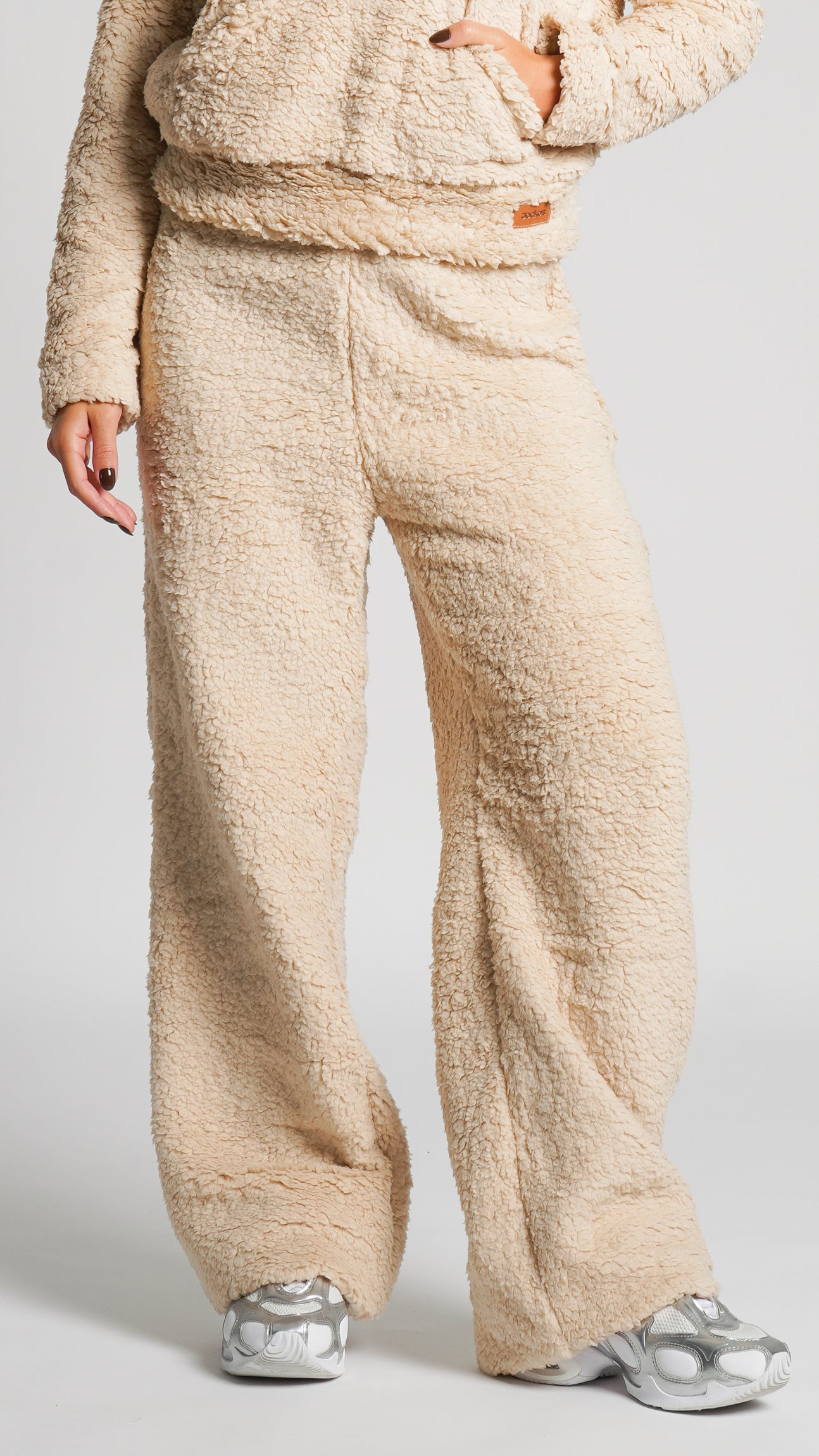 Calça Sherpa Reta - Bege