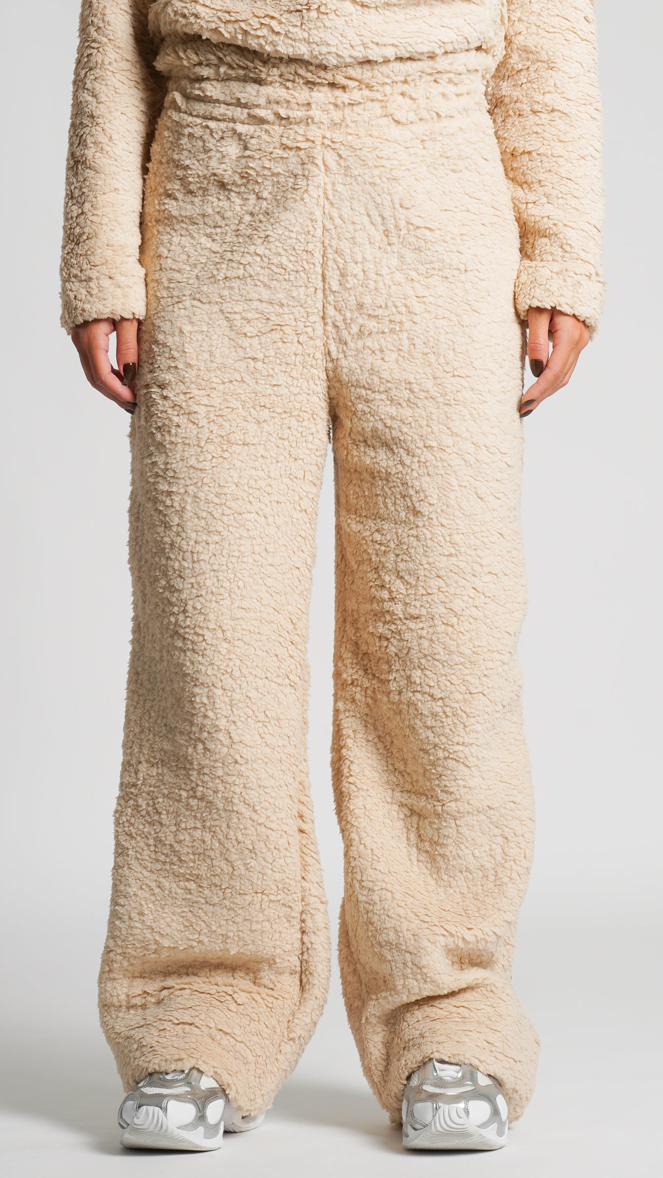 Calça Sherpa Reta - Bege