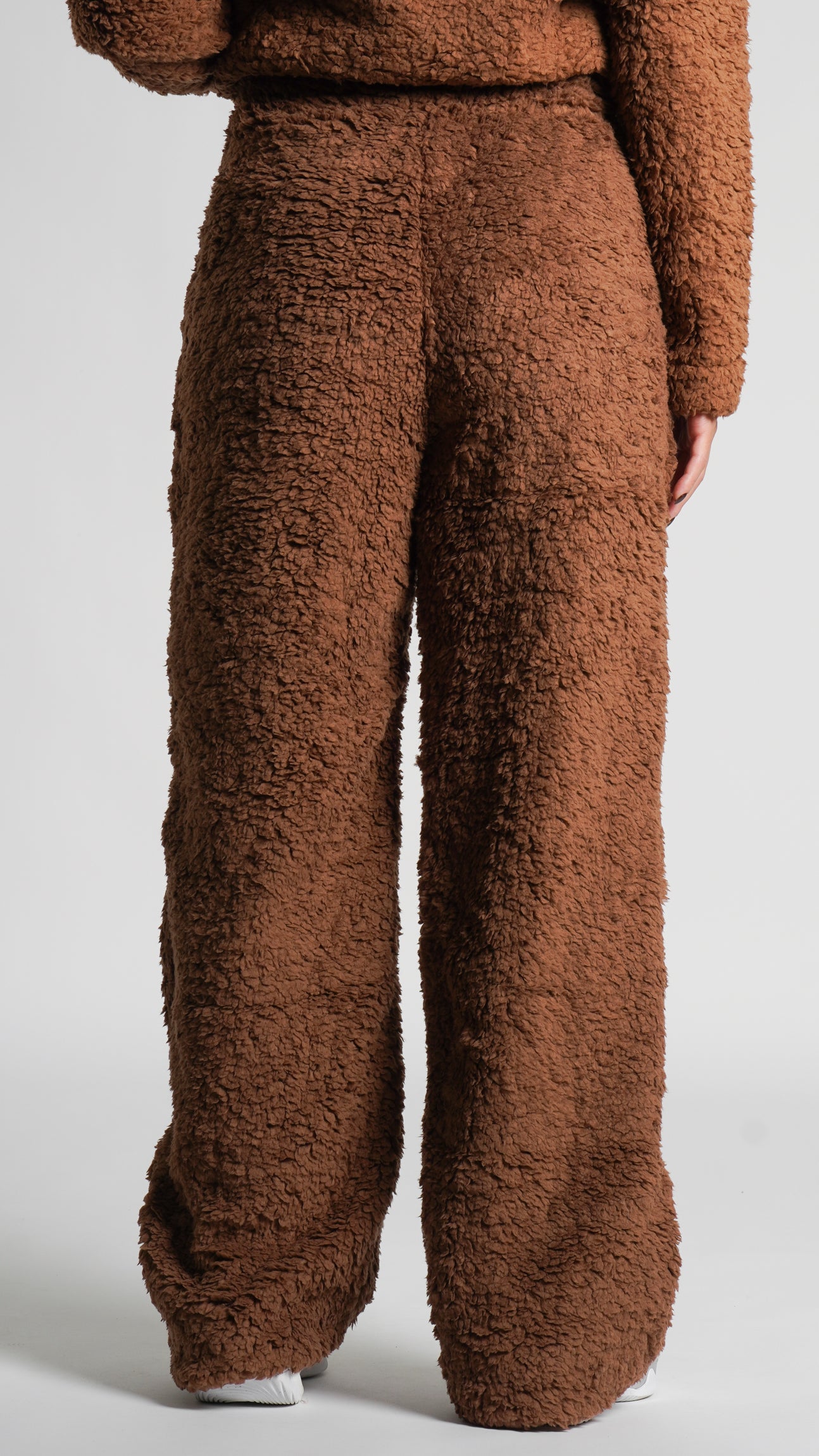 Conjunto Sherpa Zíper - Marrom