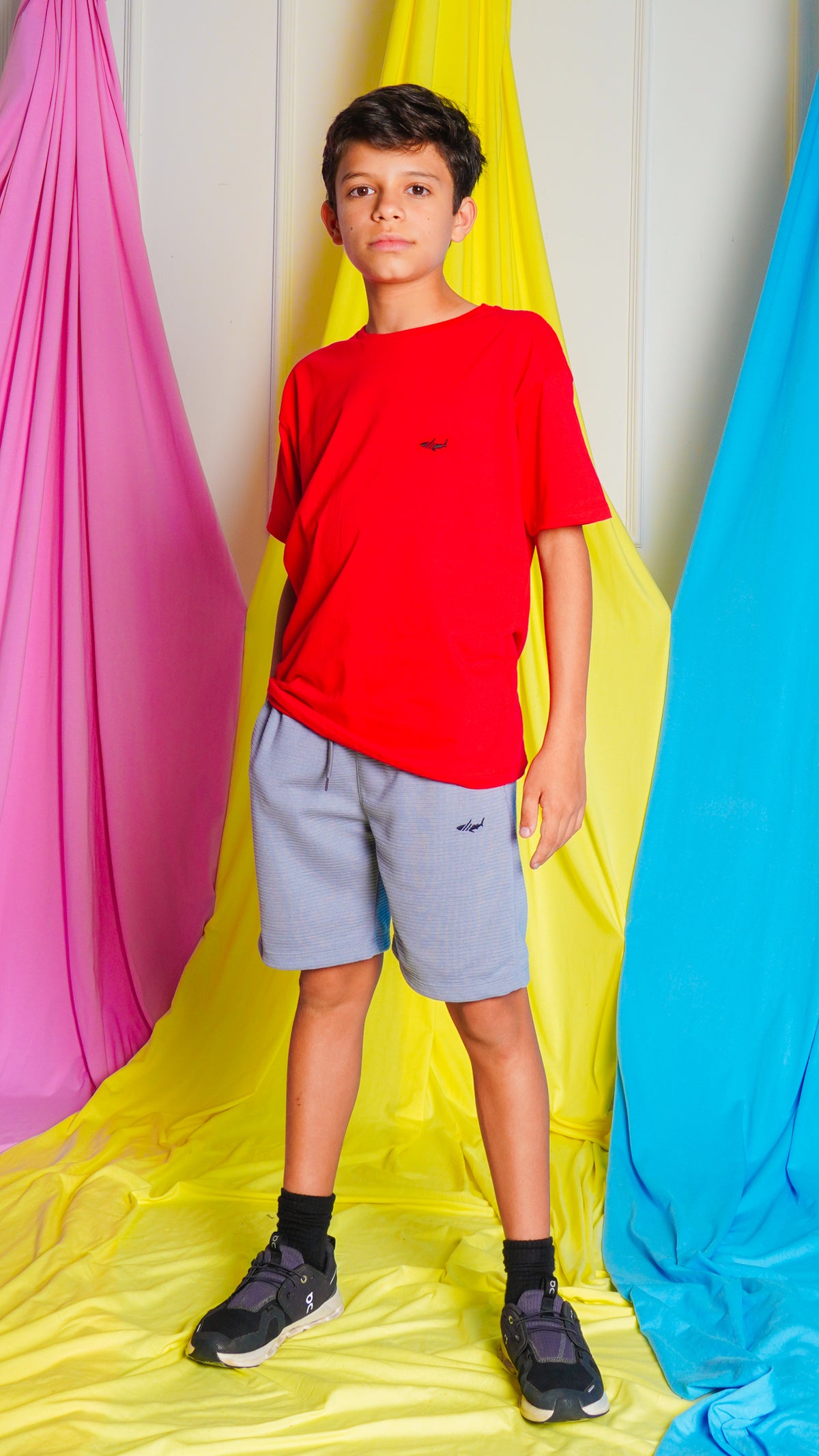 Camiseta Kids Básica - Vermelha