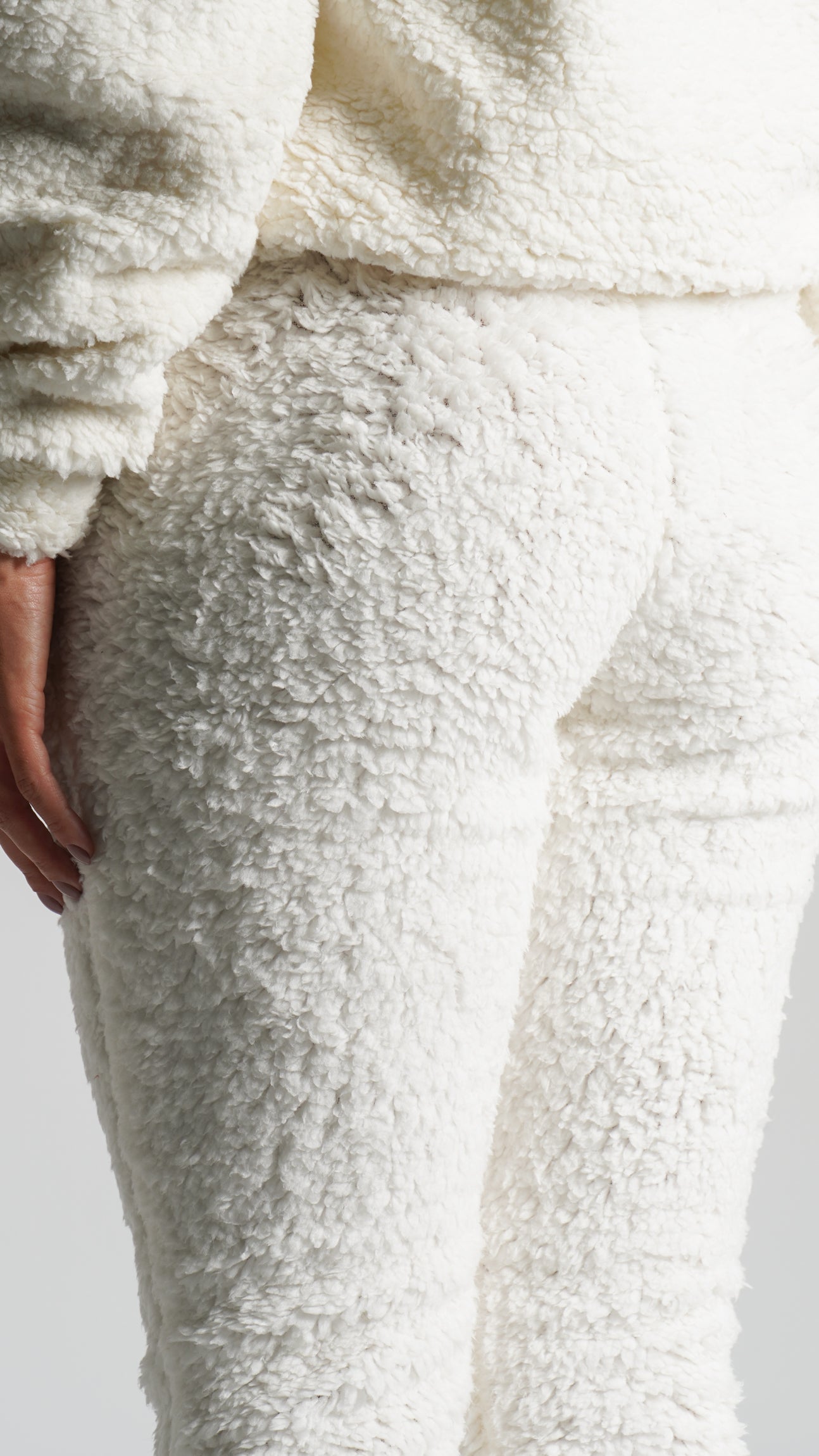 Calça Sherpa - Off White