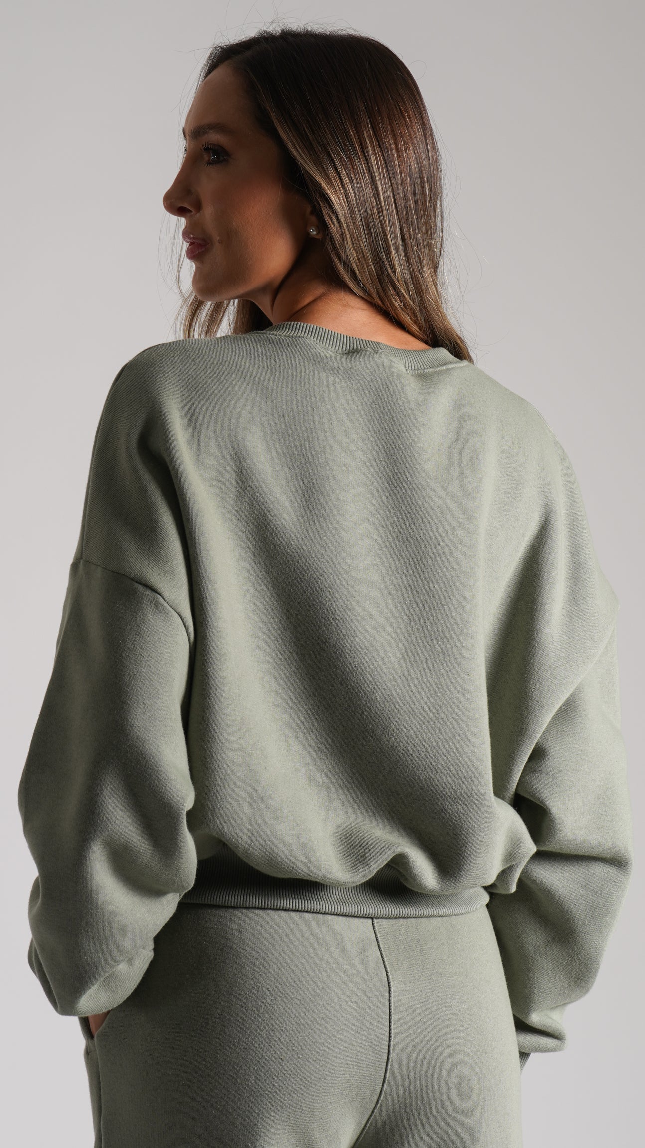 Moletom Cropped Premium - Verde