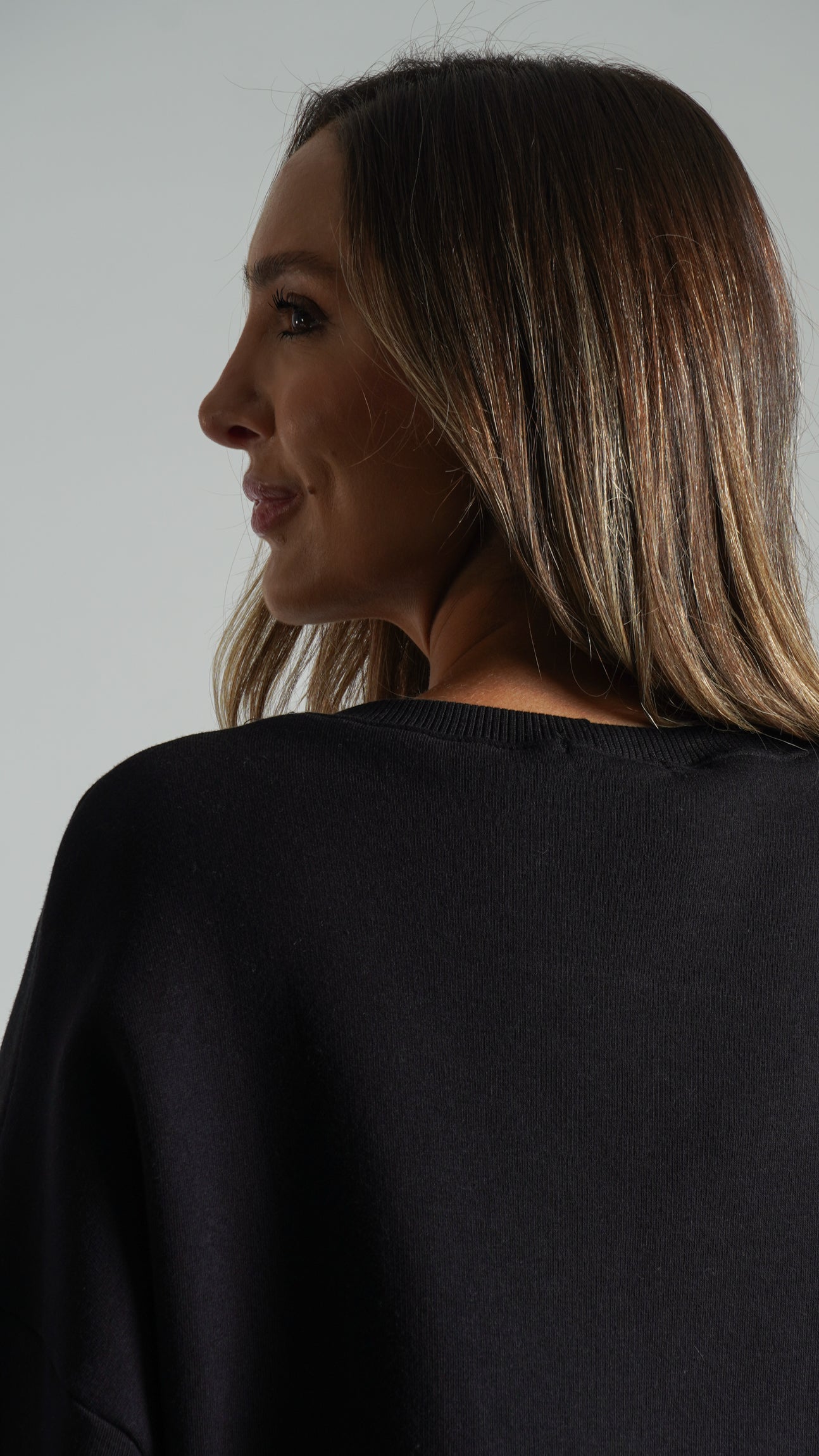 Moletom Cropped Premium - Preto