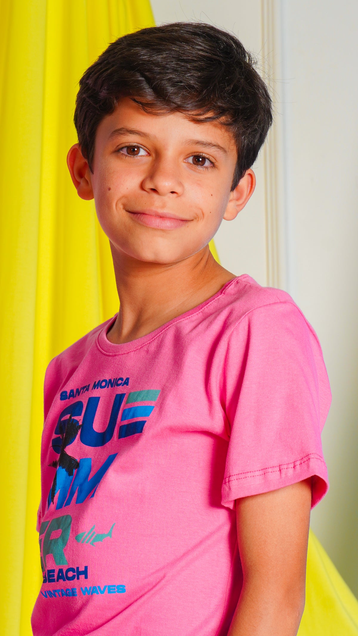 Camiseta Kids Estampada Summer - Rosa