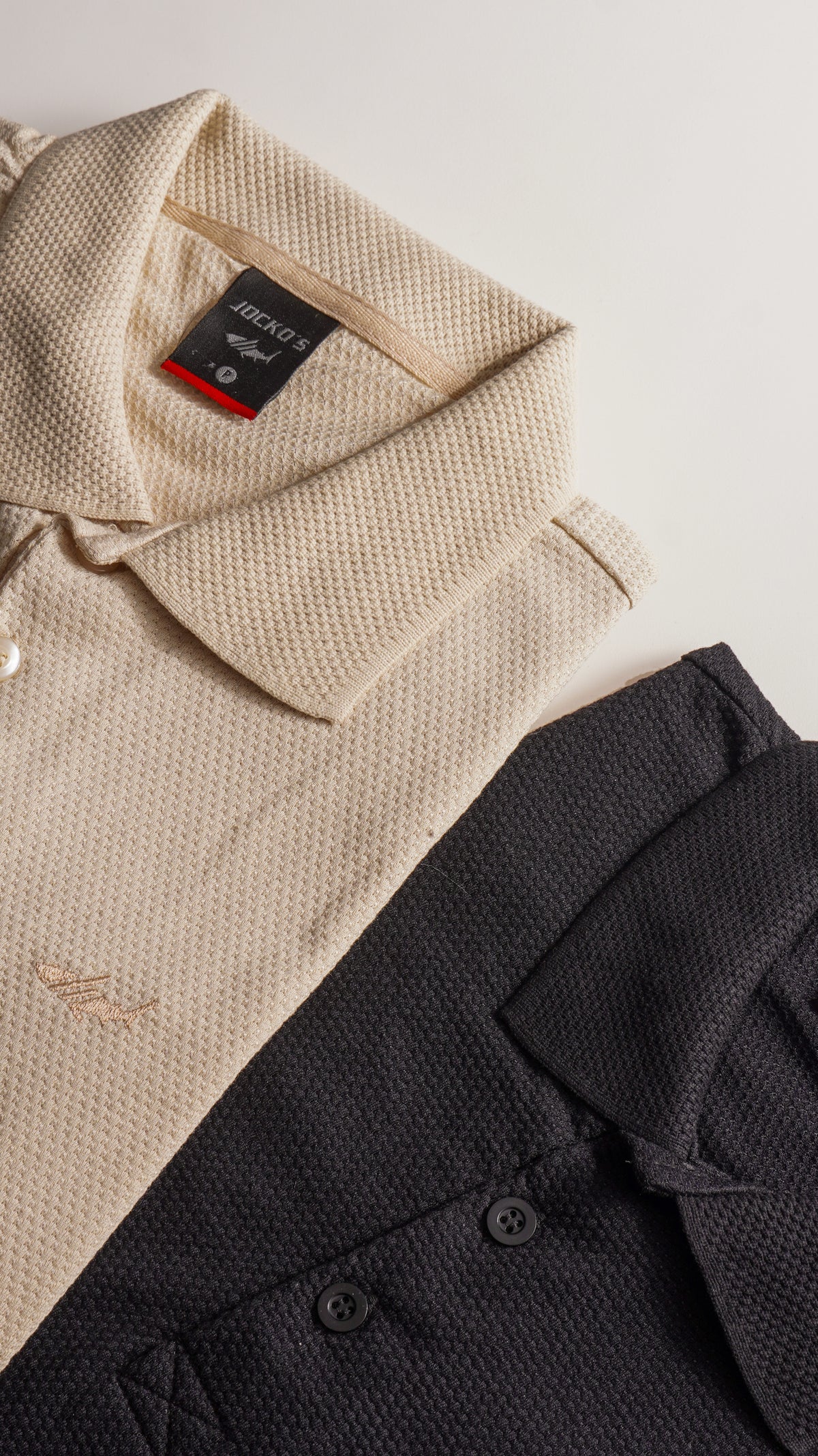 KIT - VITÓRIA | 2 POLOS COLMEIA JACQUARD
