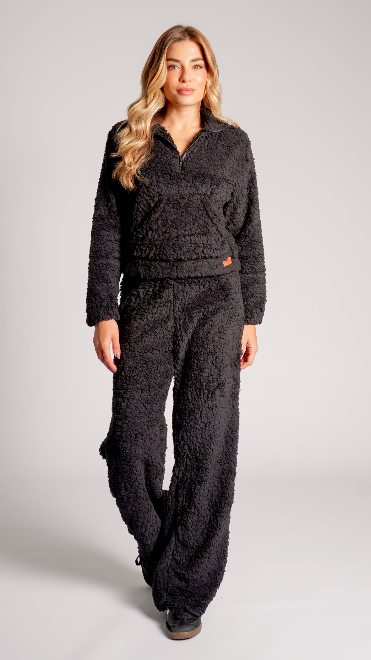 Calça Sherpa Reta - Preta