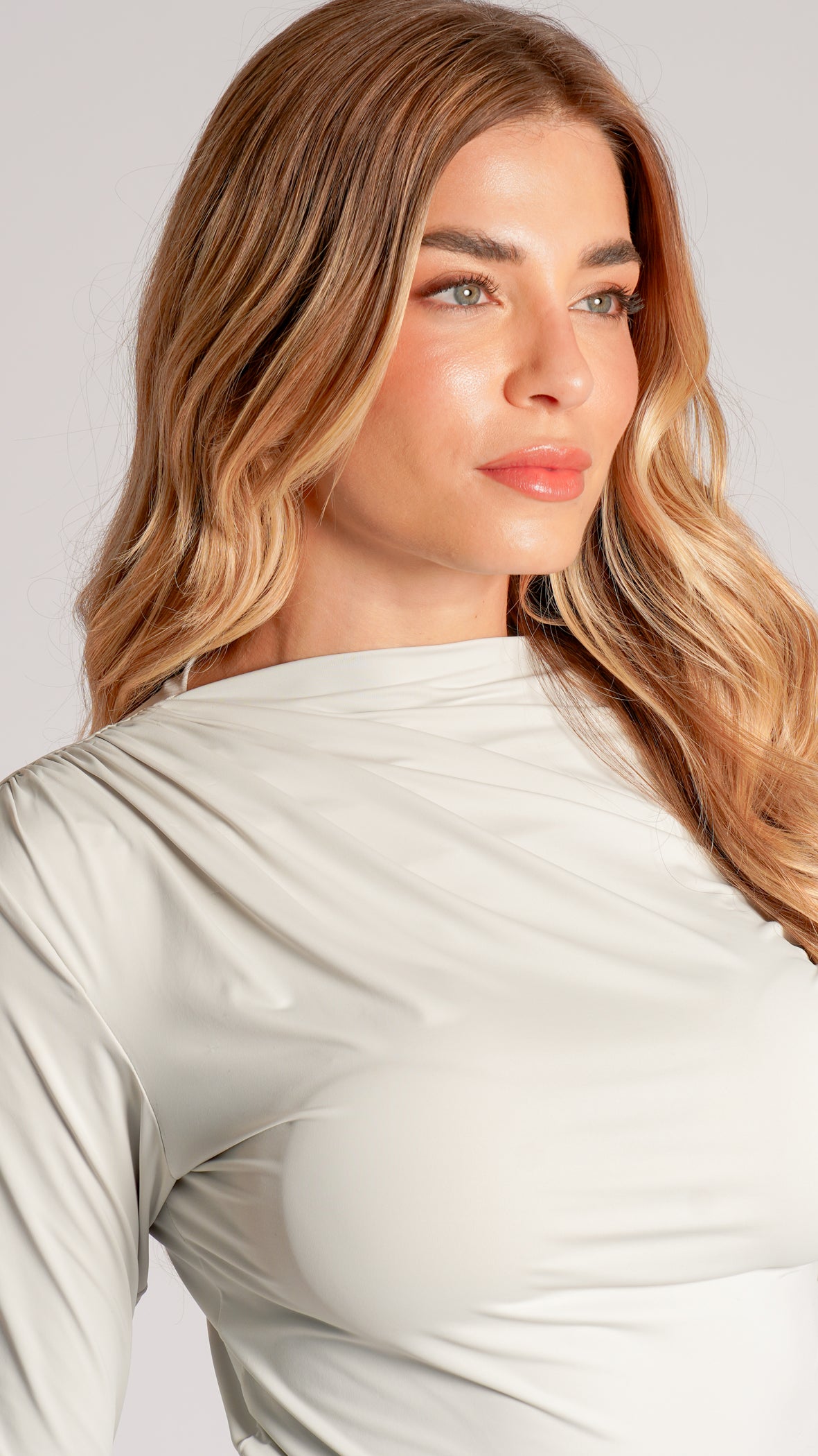 Blusa Manga Longa Premium - Cinza