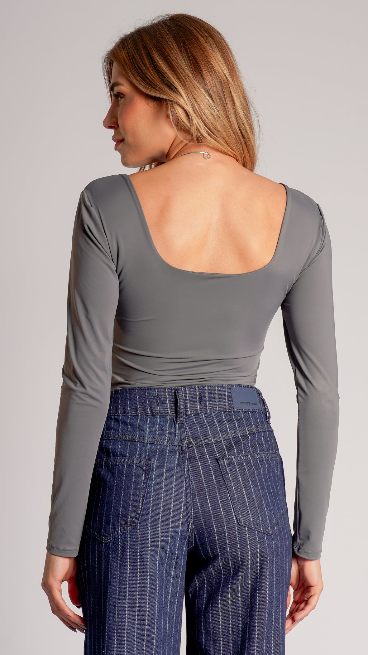 Blusa Manga Longa - Grafite