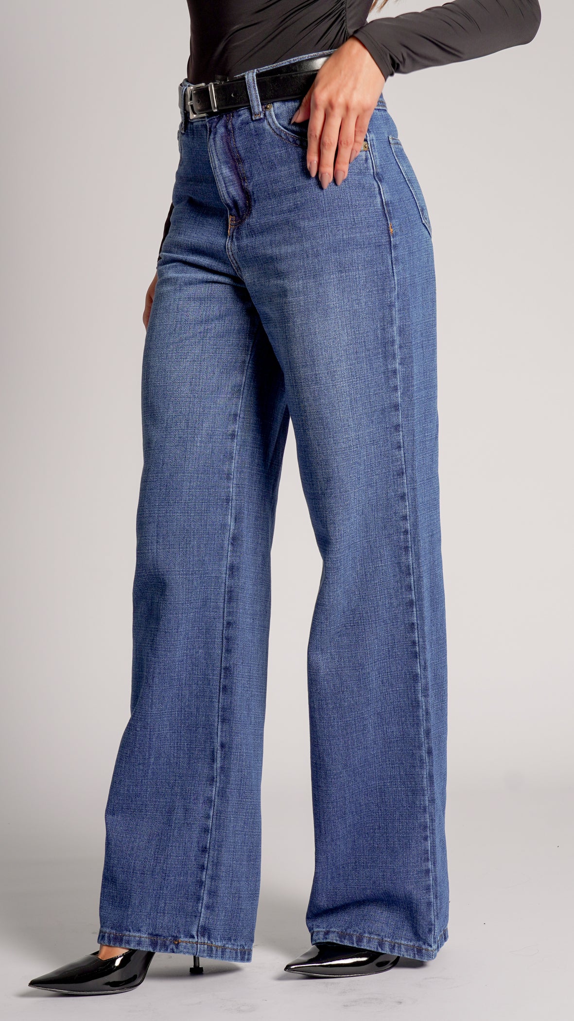 Calça Jeans Reta - Escura