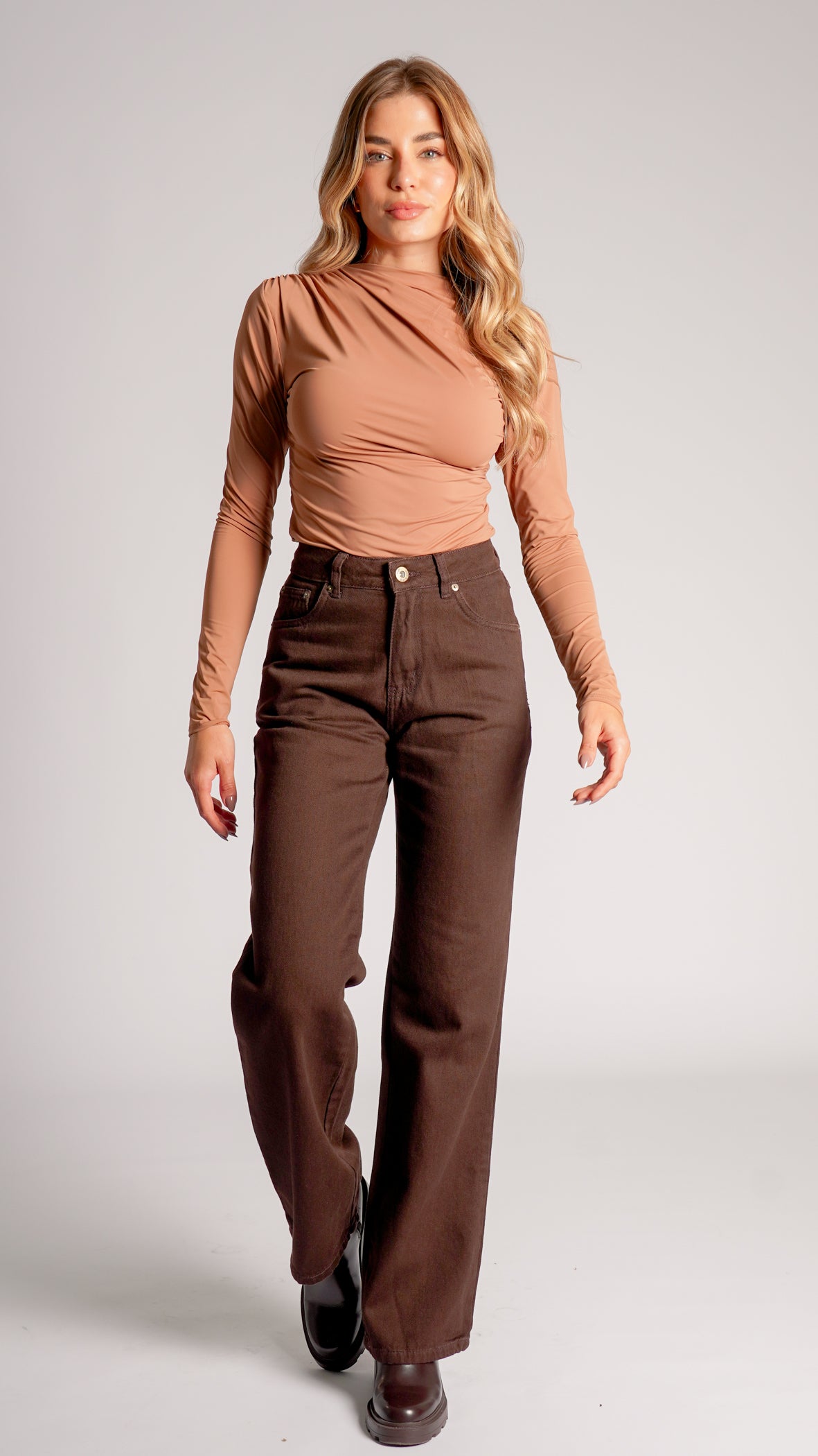 Blusa Manga Longa Premium - Nude