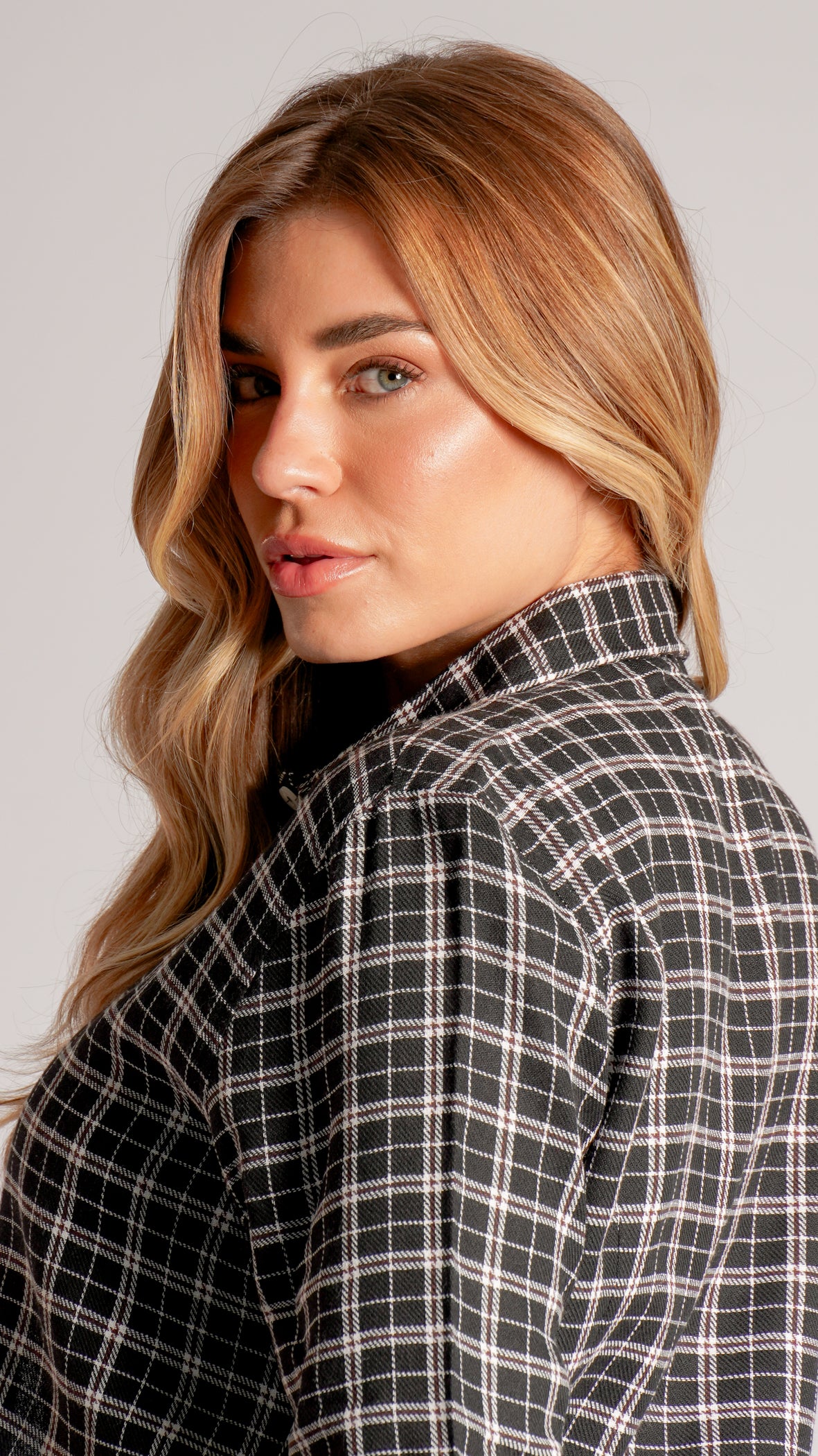 Camisa Xadrez - Preta
