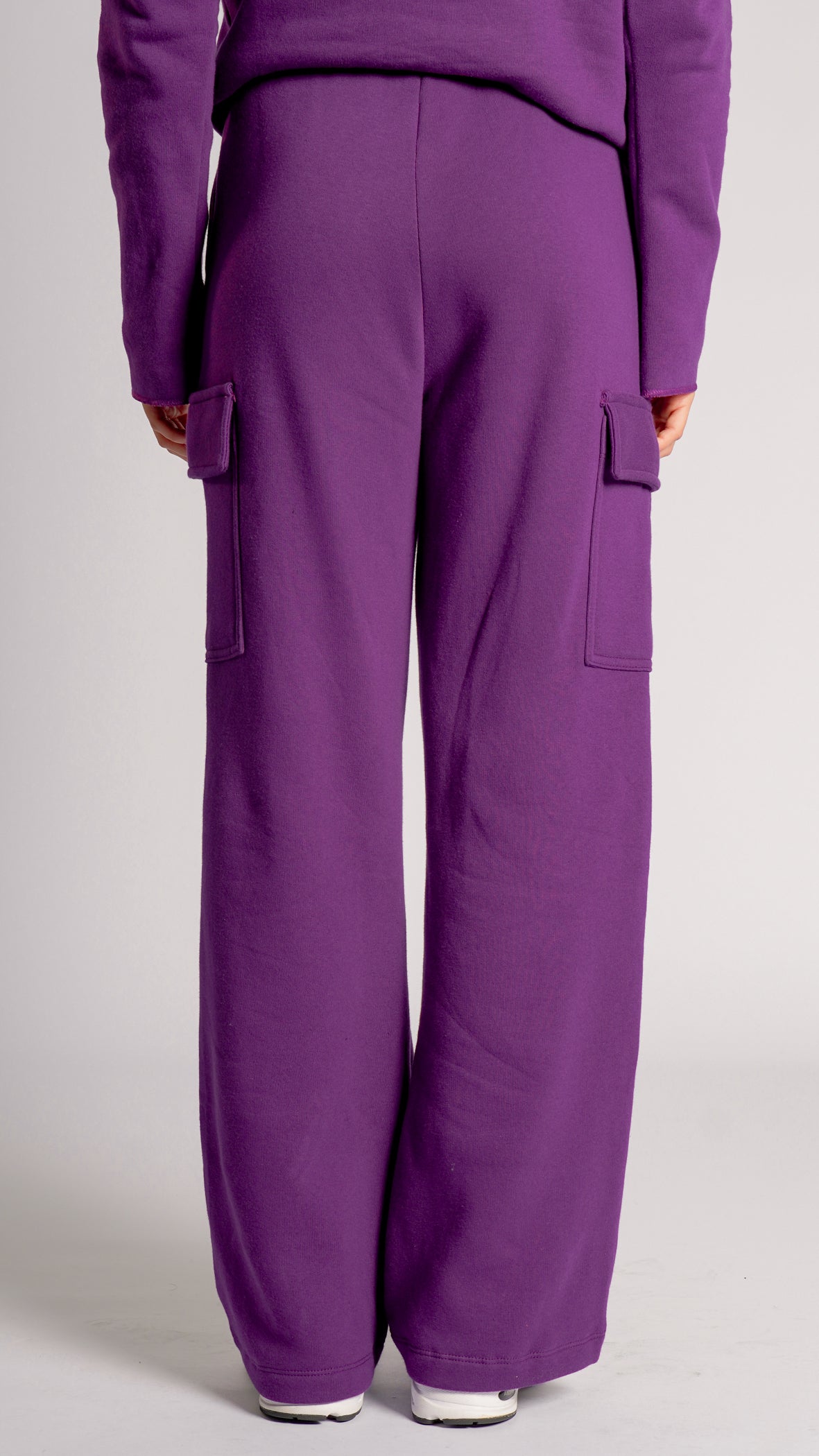 Calça Moletom Cargo Premium - Roxa