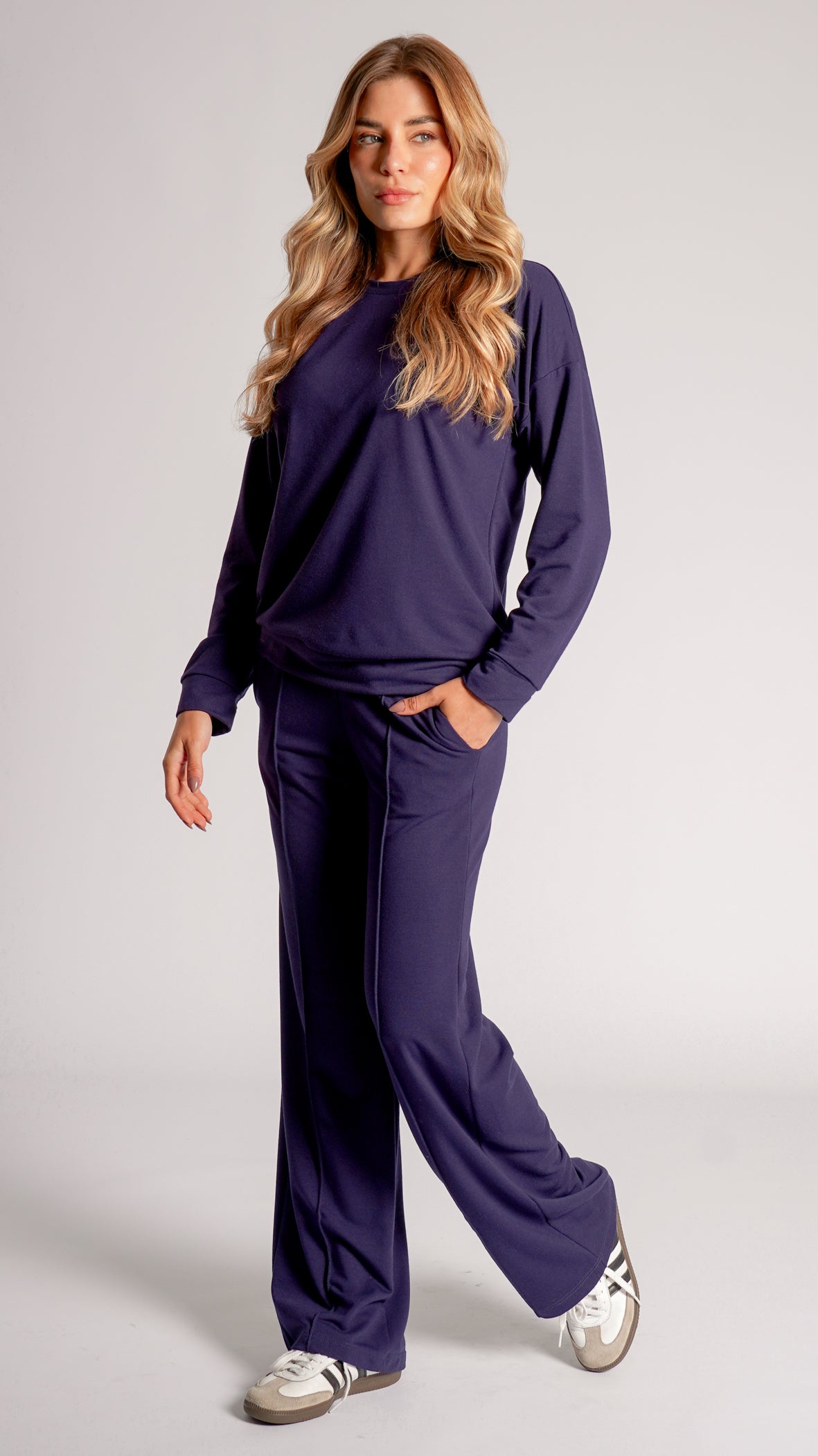 Calça Moletinho Premium - Azul Marinho